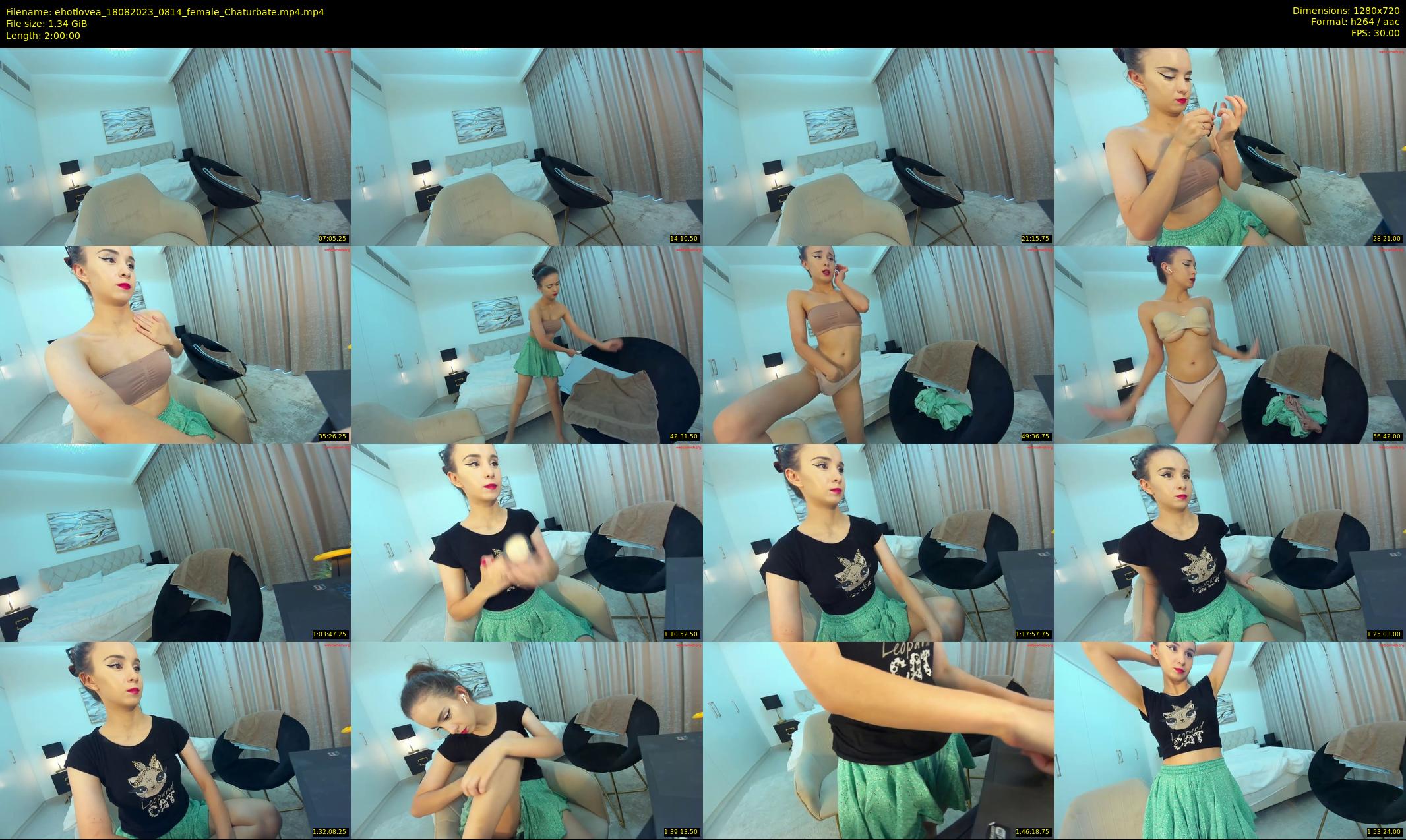 ehotlovea — 120 minute Chaturbate female cam show recording, 720p, Aug 18, 2023