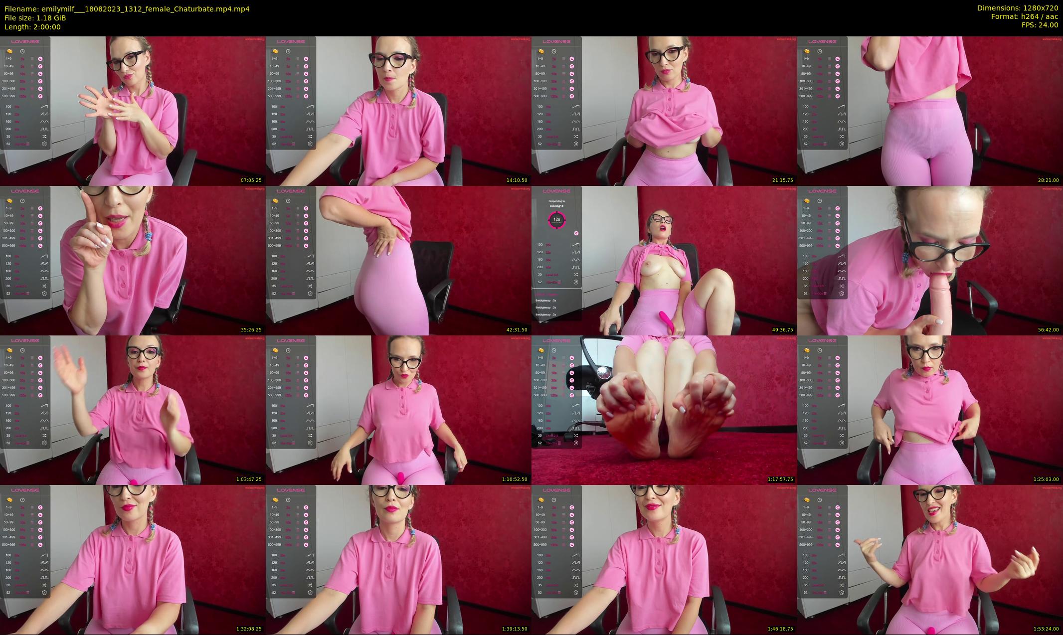 emilymilf__ — 120 minute Chaturbate female cam show recording, 720p, Aug 18, 2023