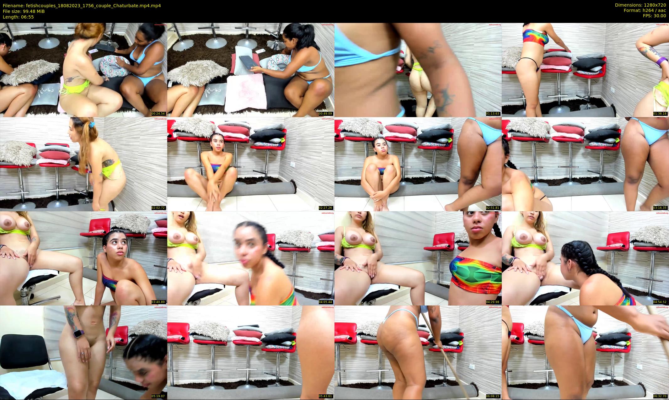 fetishcouples — 7 minute Chaturbate couple cam show recording, 720p, Aug 18, 2023