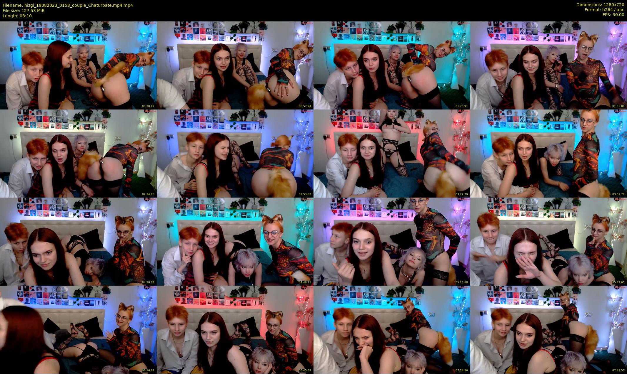 hizgi — 9 minute Chaturbate couple cam show recording, 720p, Aug 19, 2023