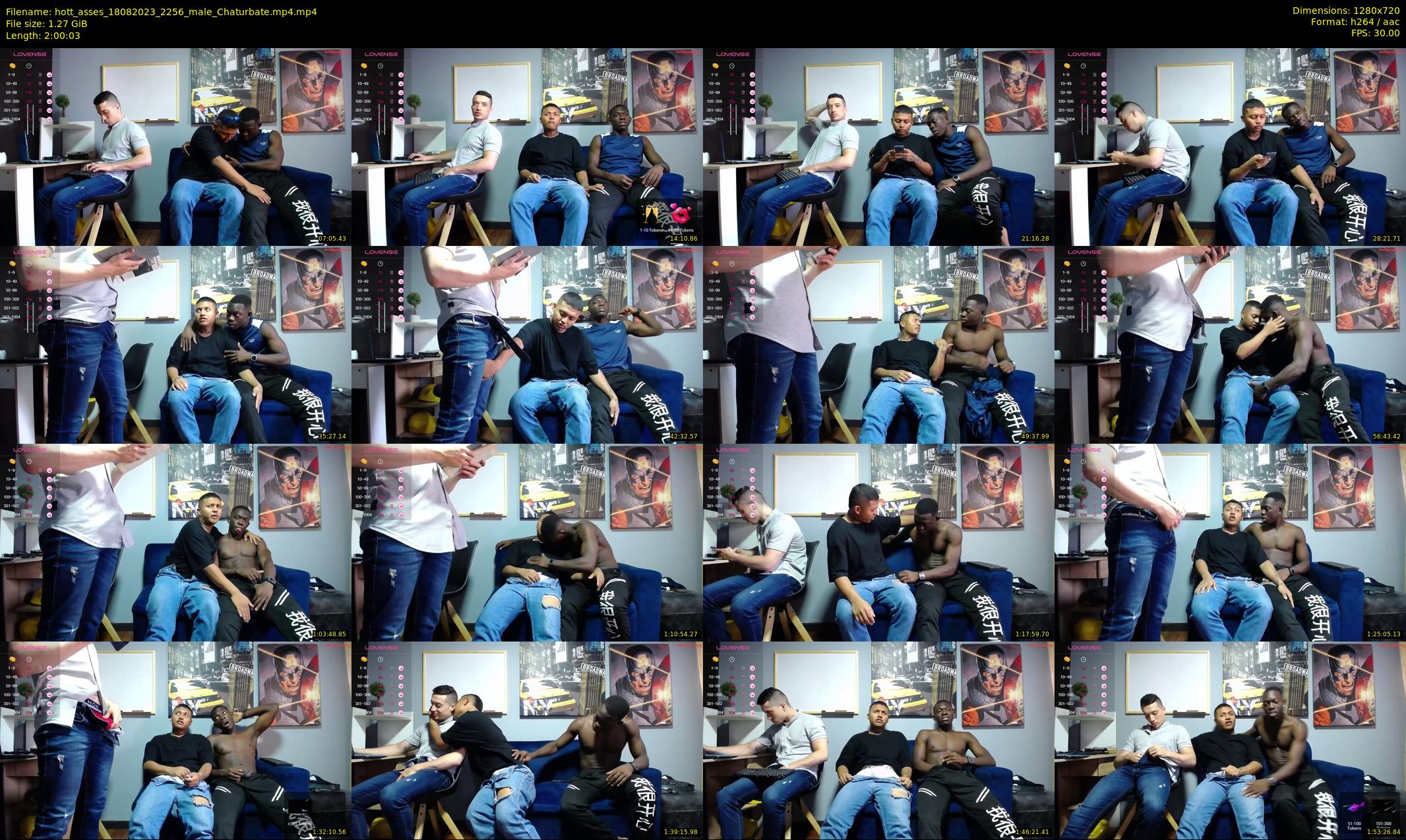 hott_asses — 121 minute Chaturbate male cam show recording, 720p, Aug 18, 2023