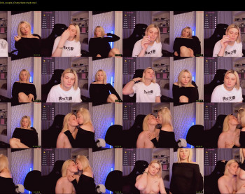 hottyblonds — 14 minute Chaturbate couple cam show recording, 720p, Aug 18, 2023
