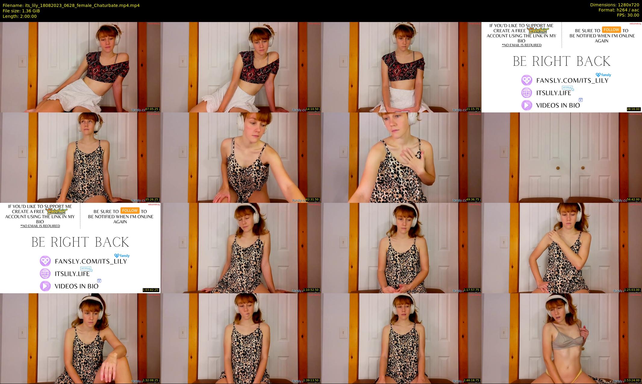 its_lily — 120 minute Chaturbate female cam show recording, 720p, Aug 18, 2023