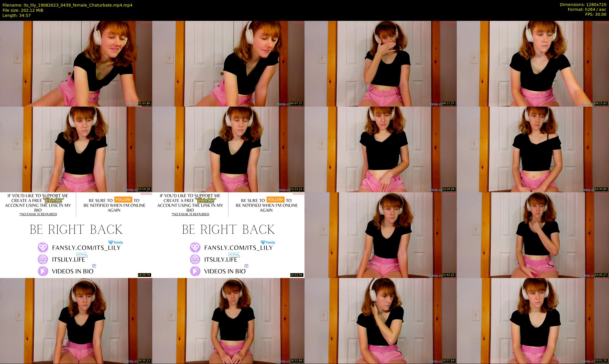 its_lily — 35 minute Chaturbate female cam show recording, 720p, Aug 19, 2023