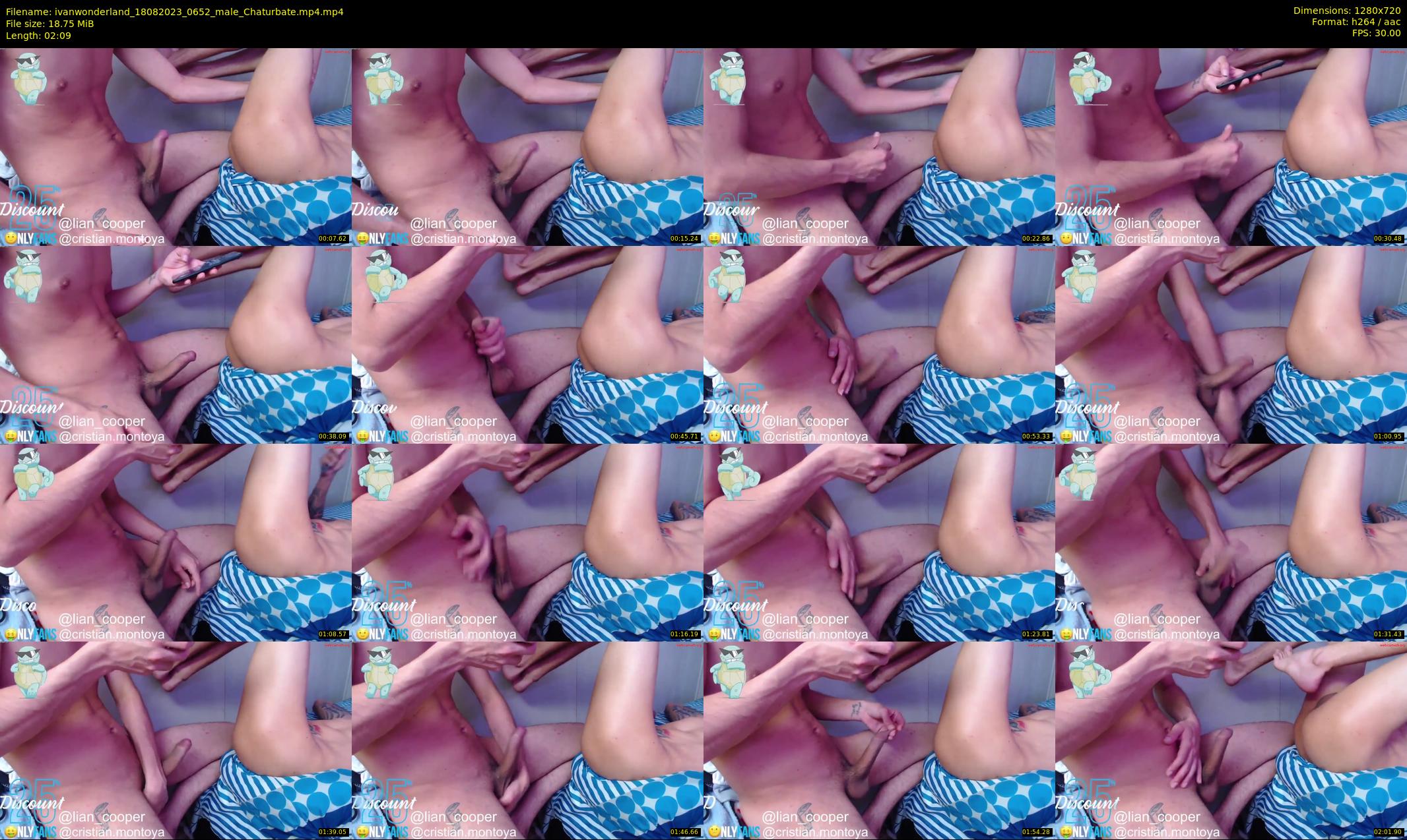 ivanwonderland — 3 minute Chaturbate male cam show recording, 720p, Aug 18, 2023