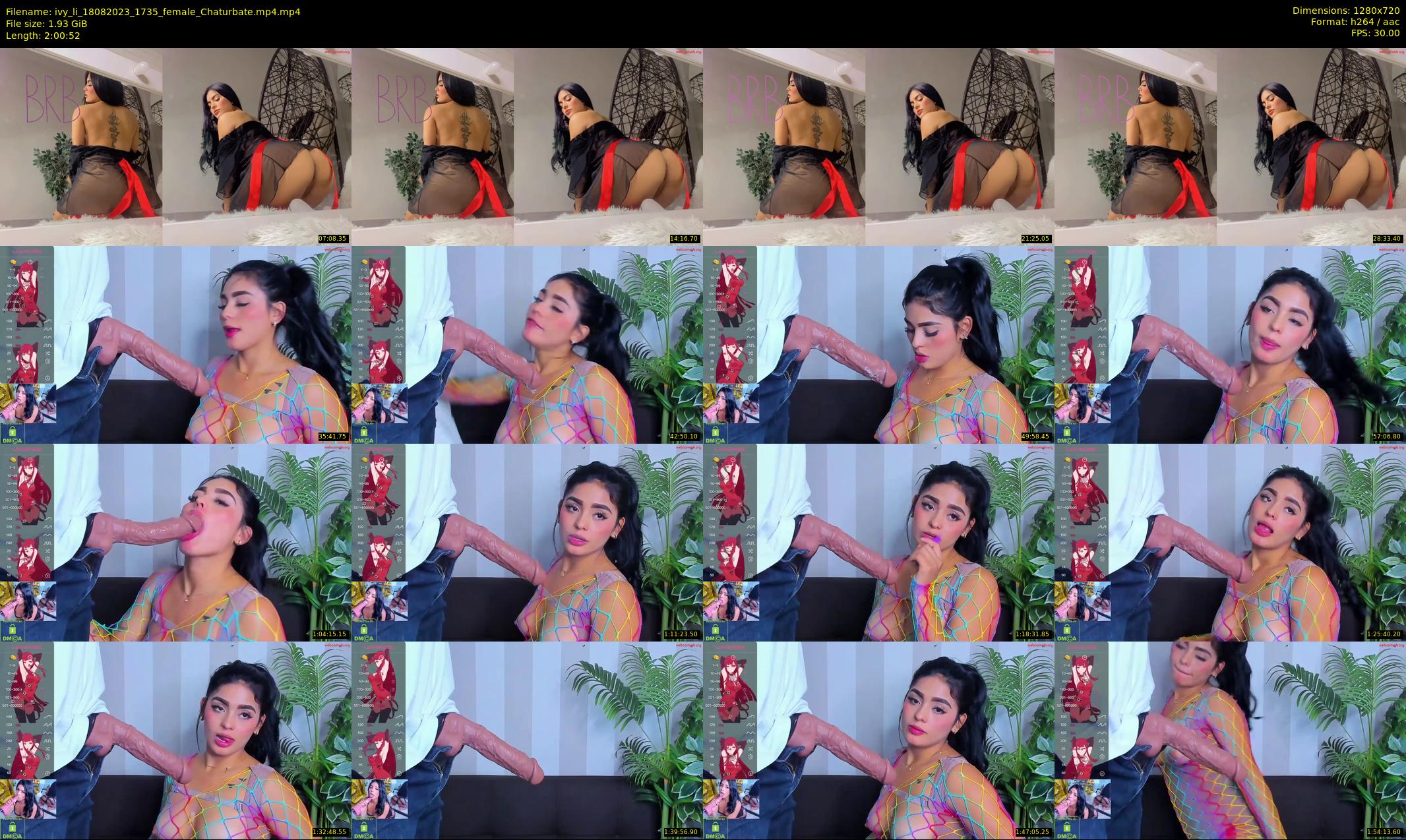 ivy_li — 121 minute Chaturbate female cam show recording, 720p, Aug 18, 2023