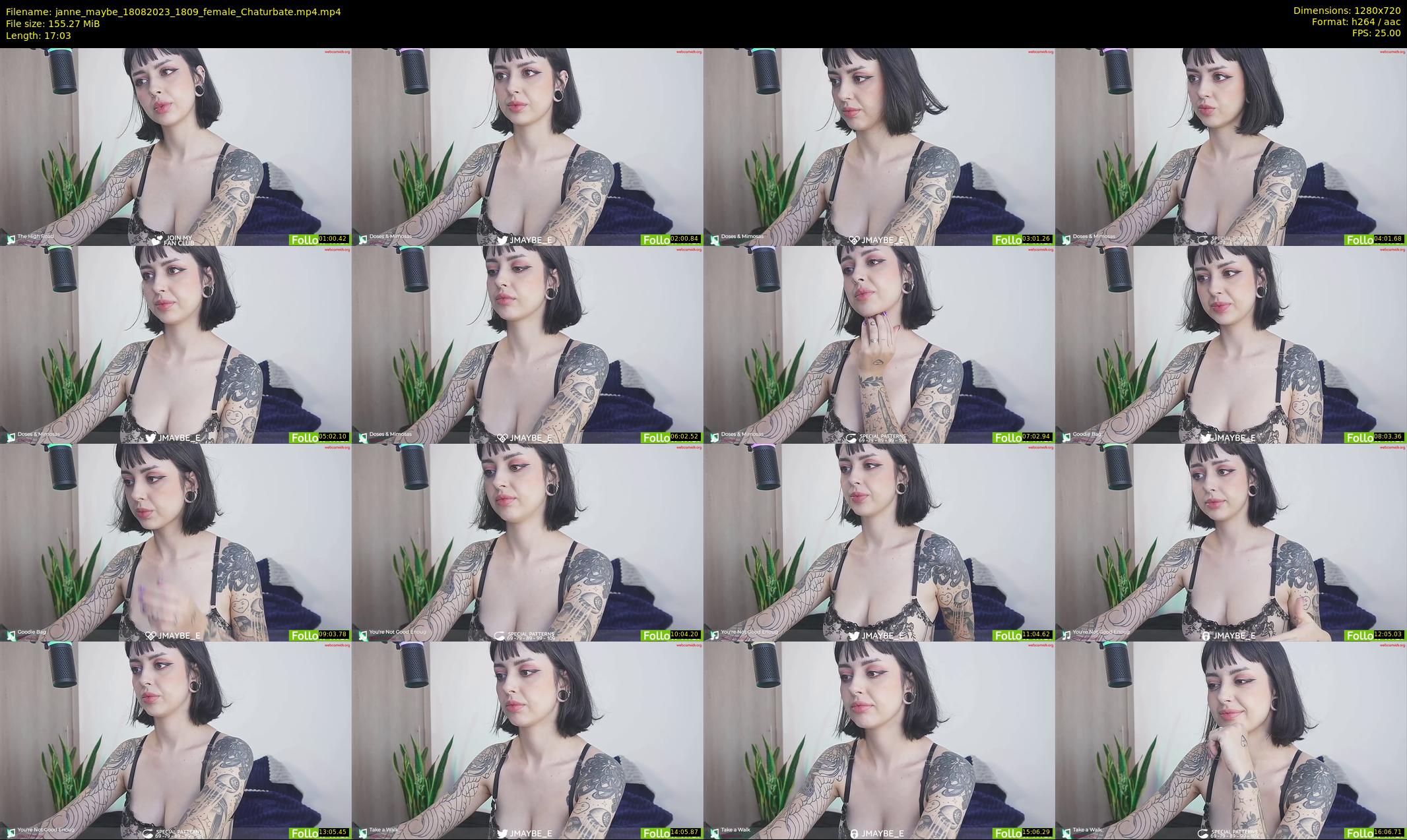 janne_maybe — 18 minute Chaturbate female cam show recording, 720p, Aug 18, 2023
