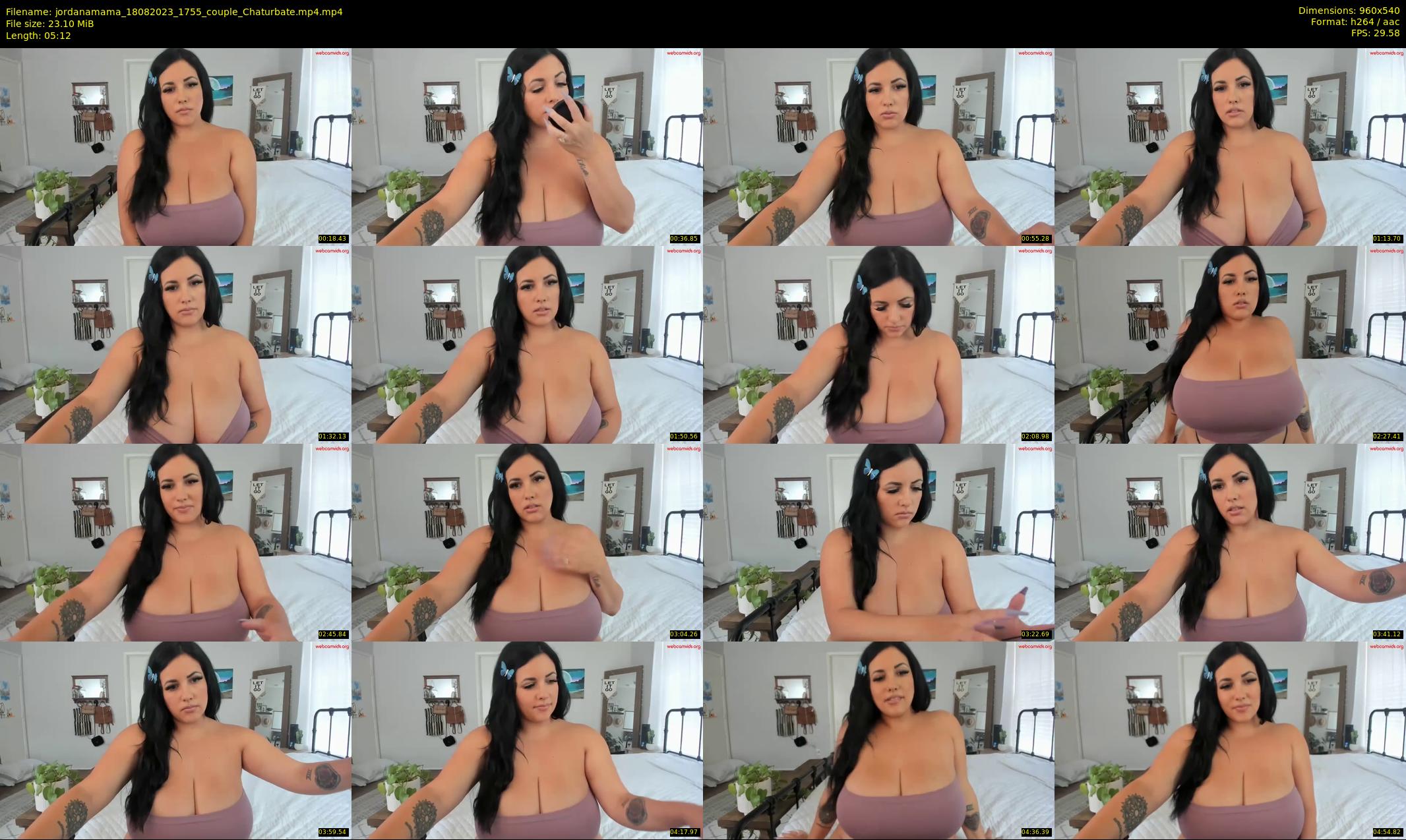 jordanamama — 6 minute Chaturbate couple cam show recording, 480p, Aug 18, 2023