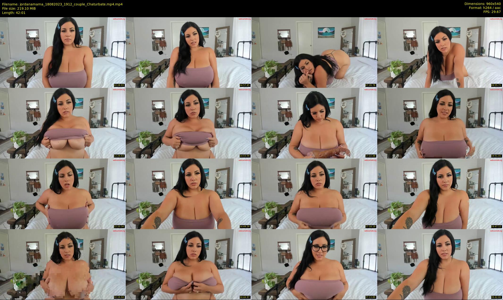 jordanamama — 43 minute Chaturbate couple cam show recording, 480p, Aug 18, 2023