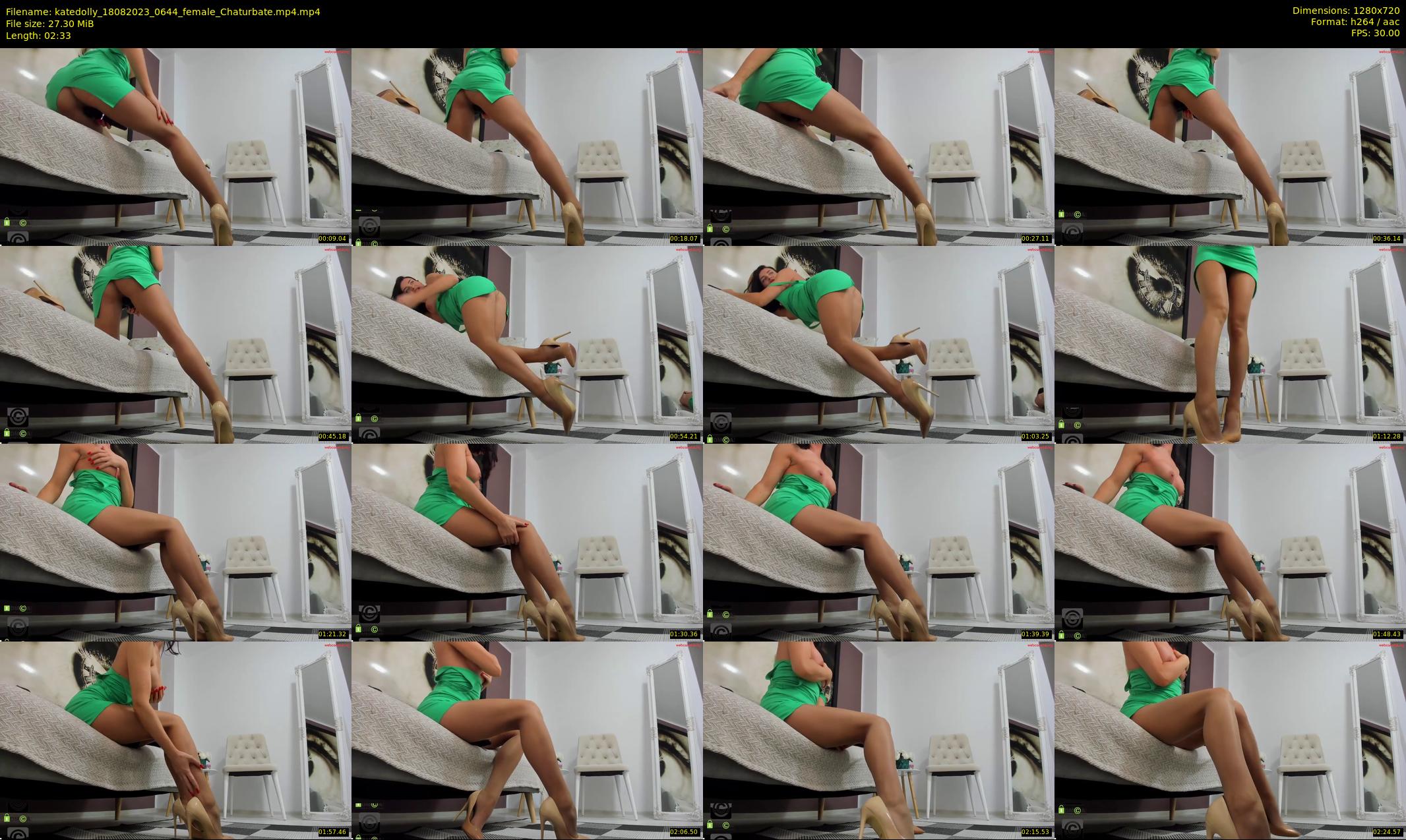 katedolly — 3 minute Chaturbate female cam show recording, 720p, Aug 18, 2023