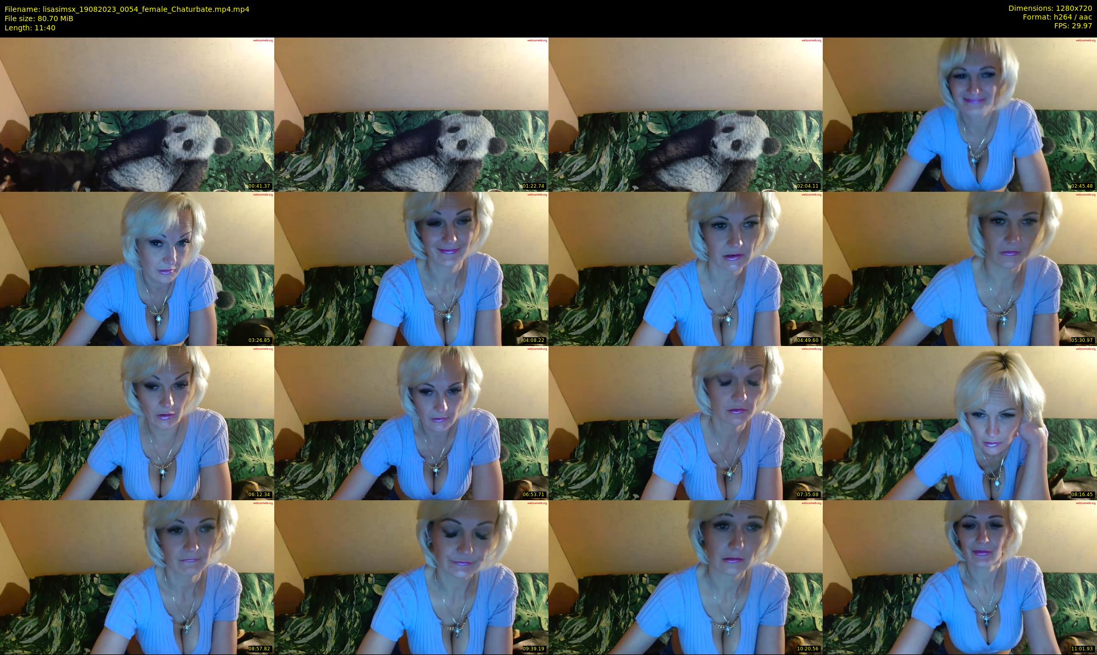lisasimsx — 12 minute Chaturbate female cam show recording, 720p, Aug 19, 2023