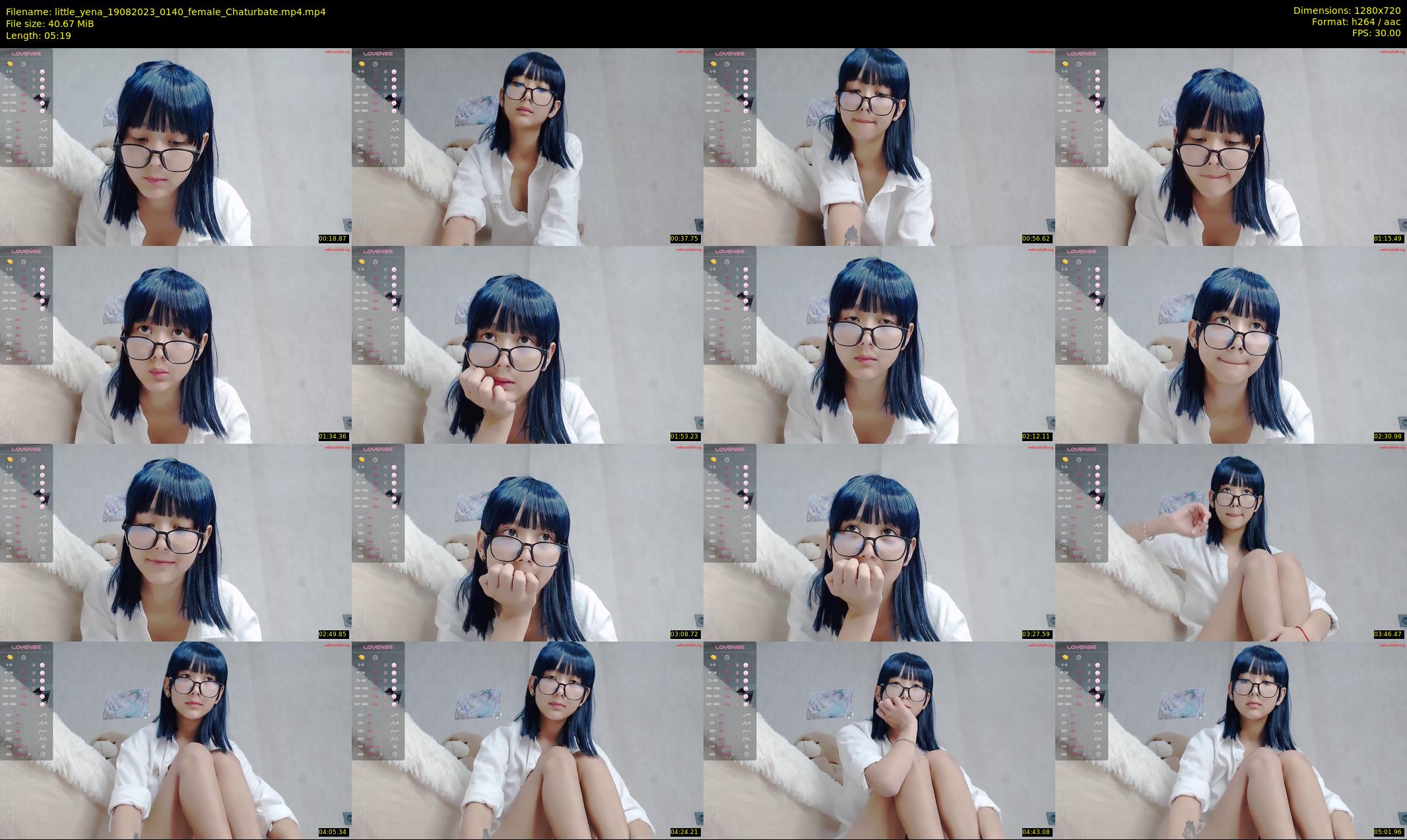 little_yena — 6 minute Chaturbate female cam show recording, 720p, Aug 19, 2023