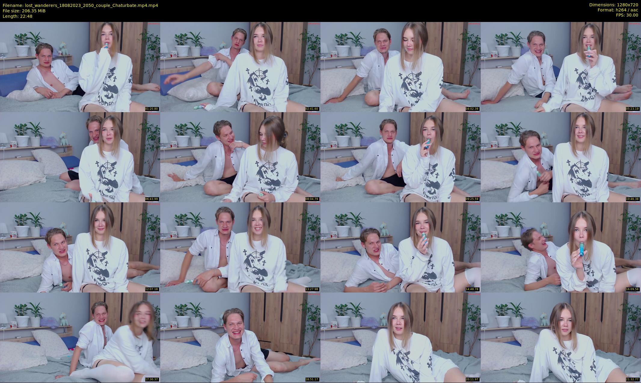 lost_wanderers — 23 minute Chaturbate couple cam show recording, 720p, Aug 18, 2023