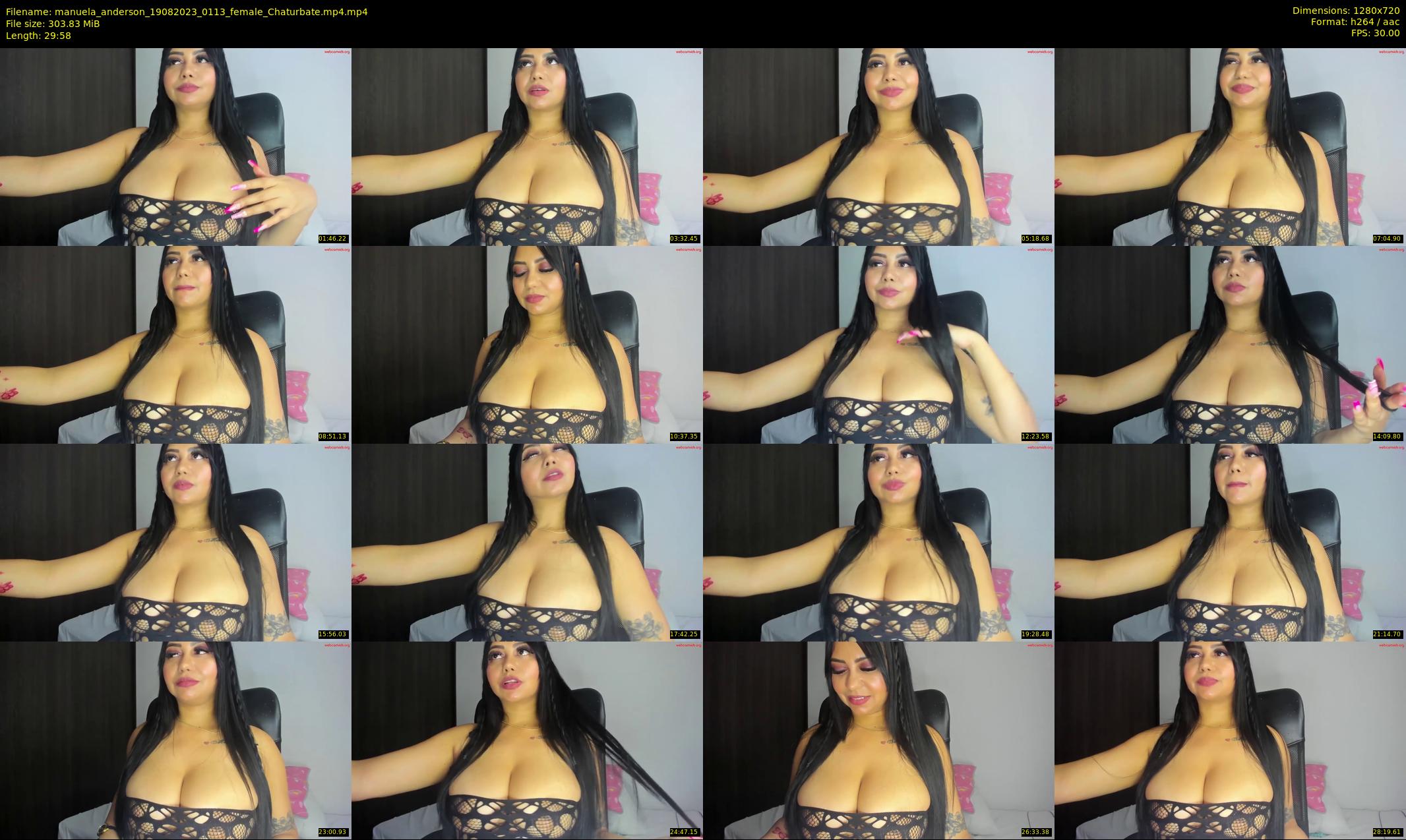 manuela_anderson — 30 minute Chaturbate female cam show recording, 720p, Aug 19, 2023