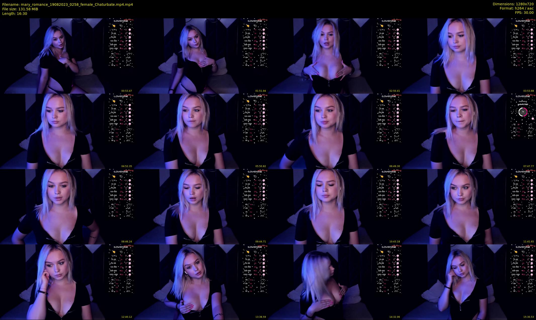 mary_romance — 17 minute Chaturbate female cam show recording, 720p, Aug 19, 2023