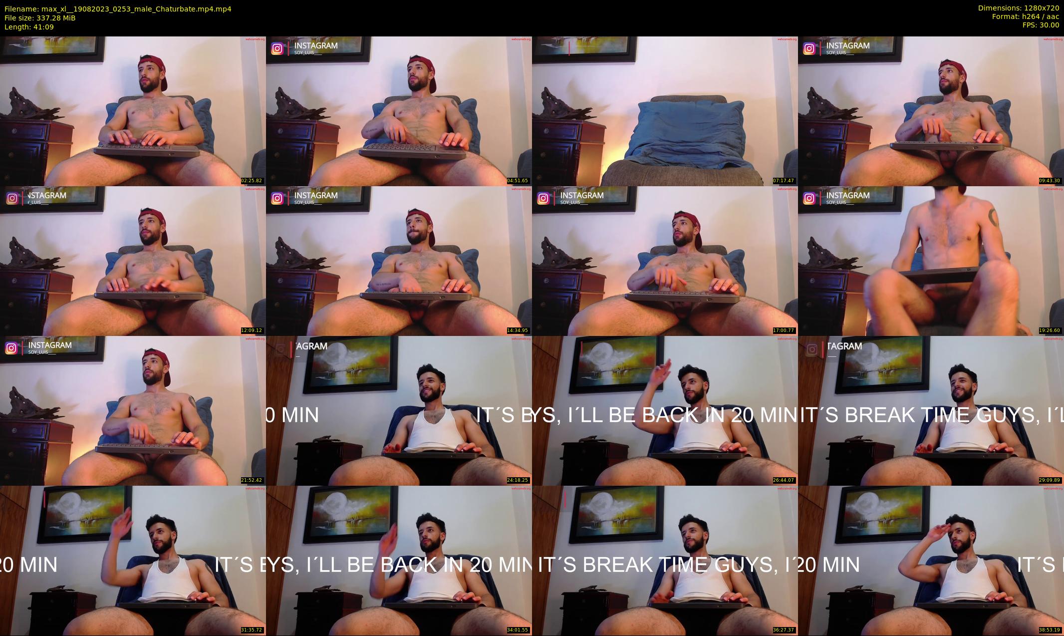 max_xl_ — 42 minute Chaturbate male cam show recording, 720p, Aug 19, 2023