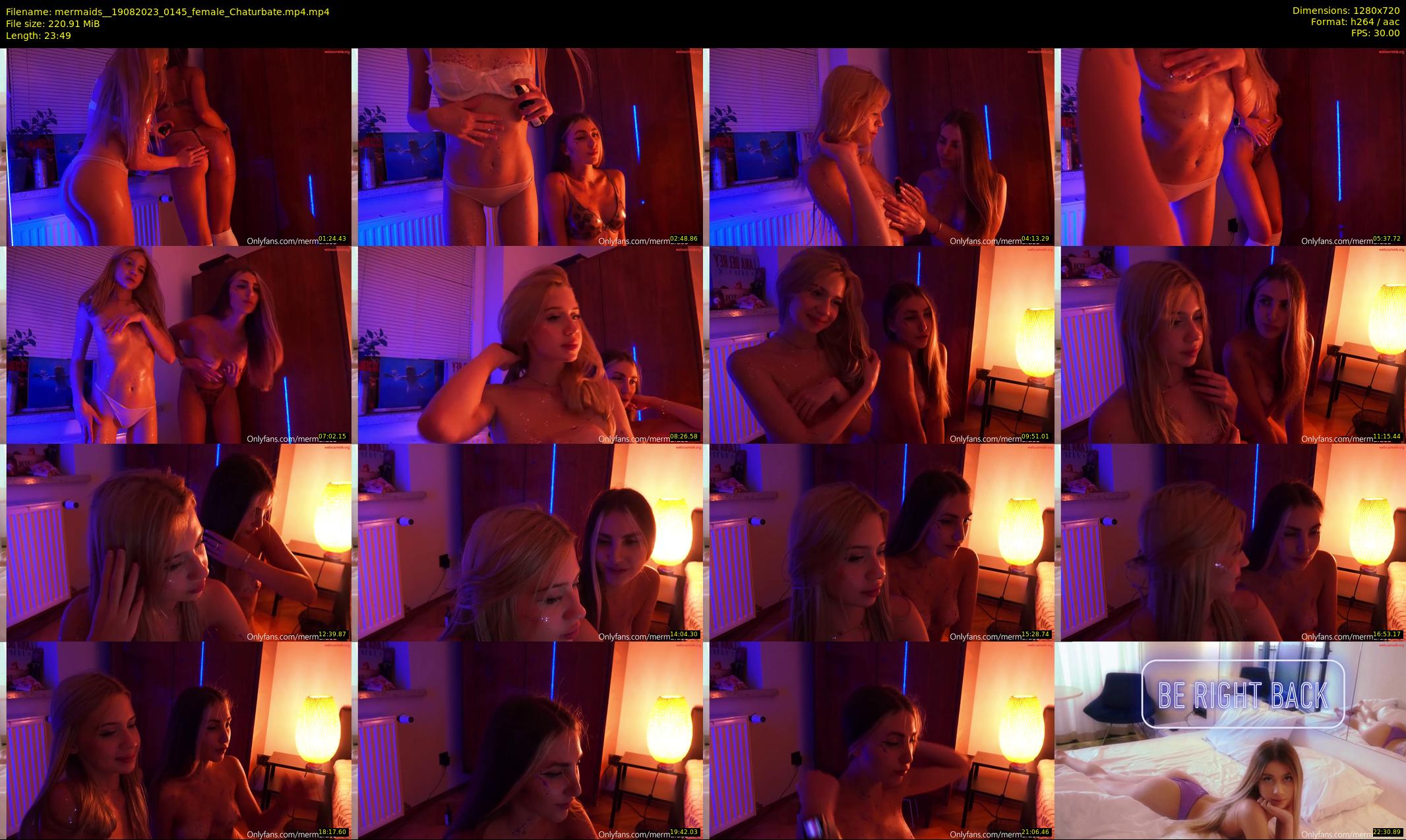 mermaids_ — 24 minute Chaturbate female cam show recording, 720p, Aug 19, 2023