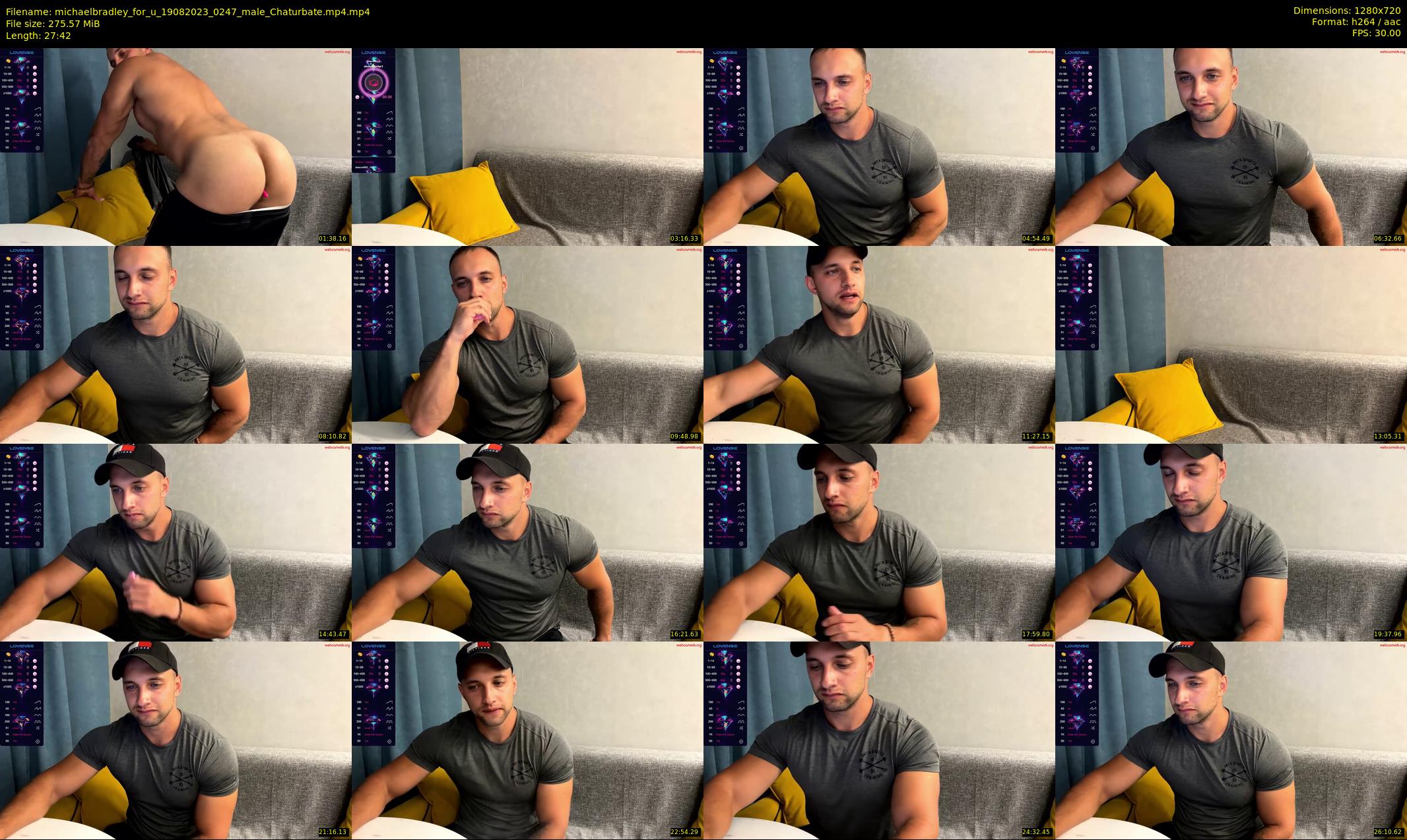 michaelbradley_for_u — 28 minute Chaturbate male cam show recording, 720p, Aug 19, 2023