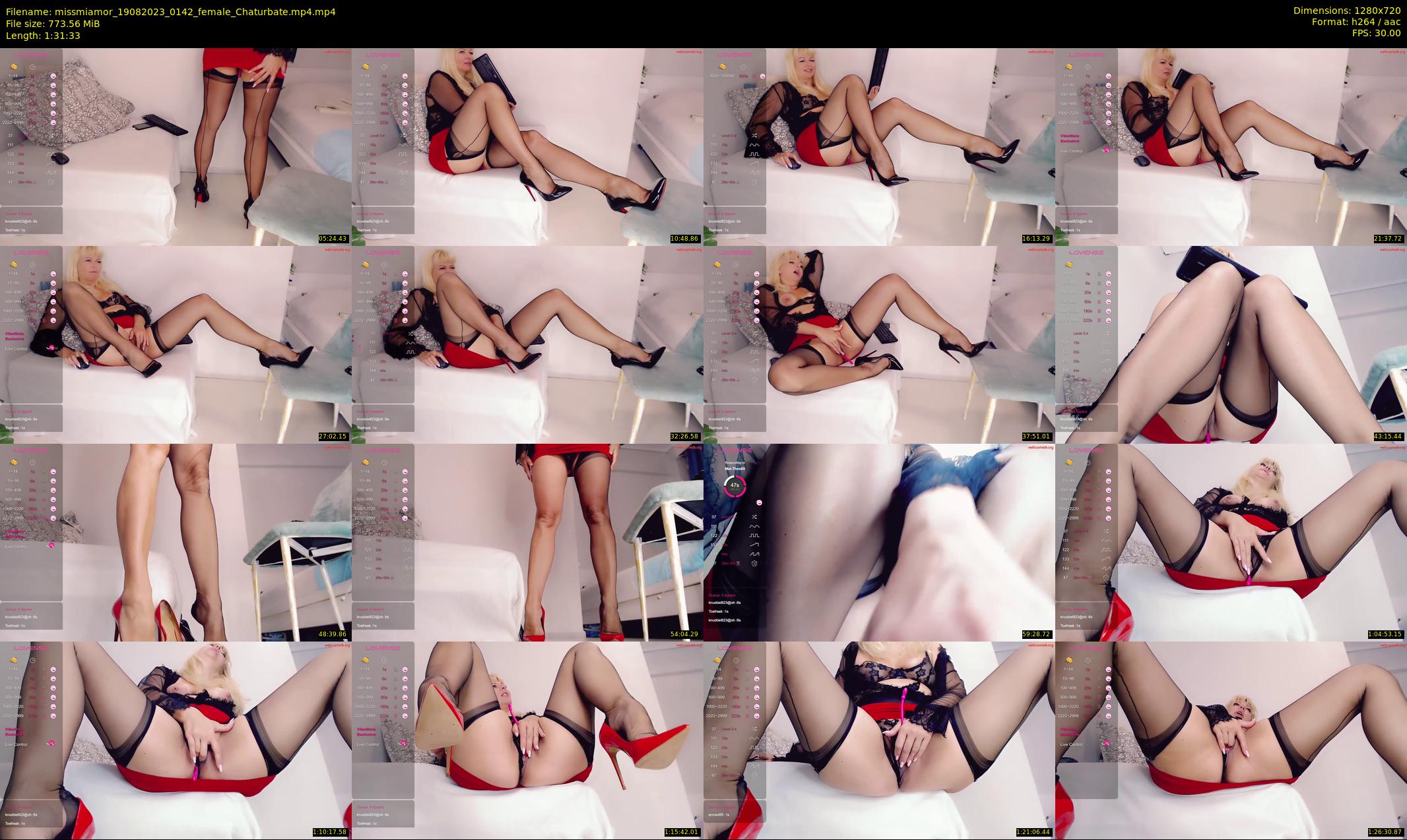 missmiamor — 92 minute Chaturbate female cam show recording, 720p, Aug 19, 2023