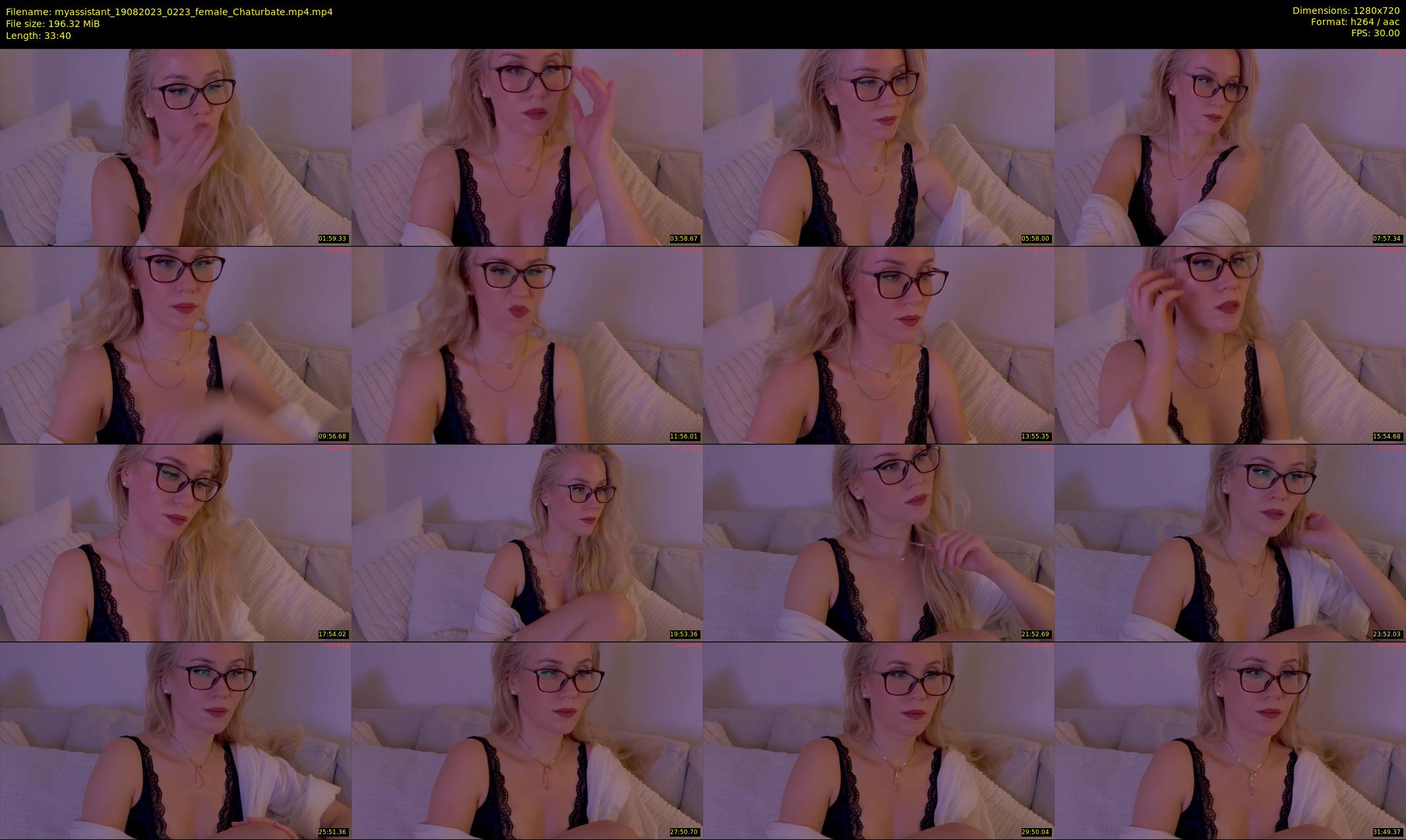 myassistant — 34 minute Chaturbate female cam show recording, 720p, Aug 19, 2023