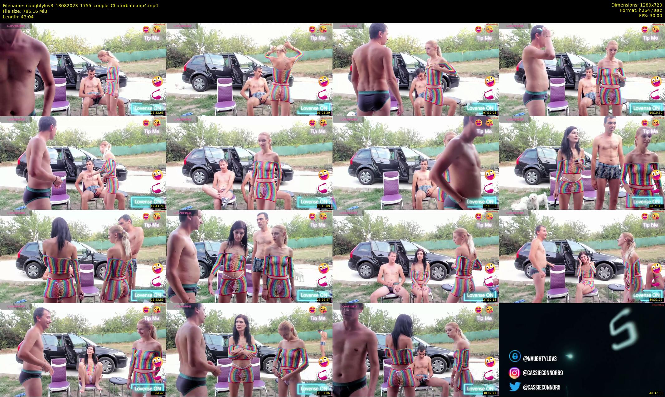 naughtylov3 — 44 minute Chaturbate couple cam show recording, 720p, Aug 18, 2023