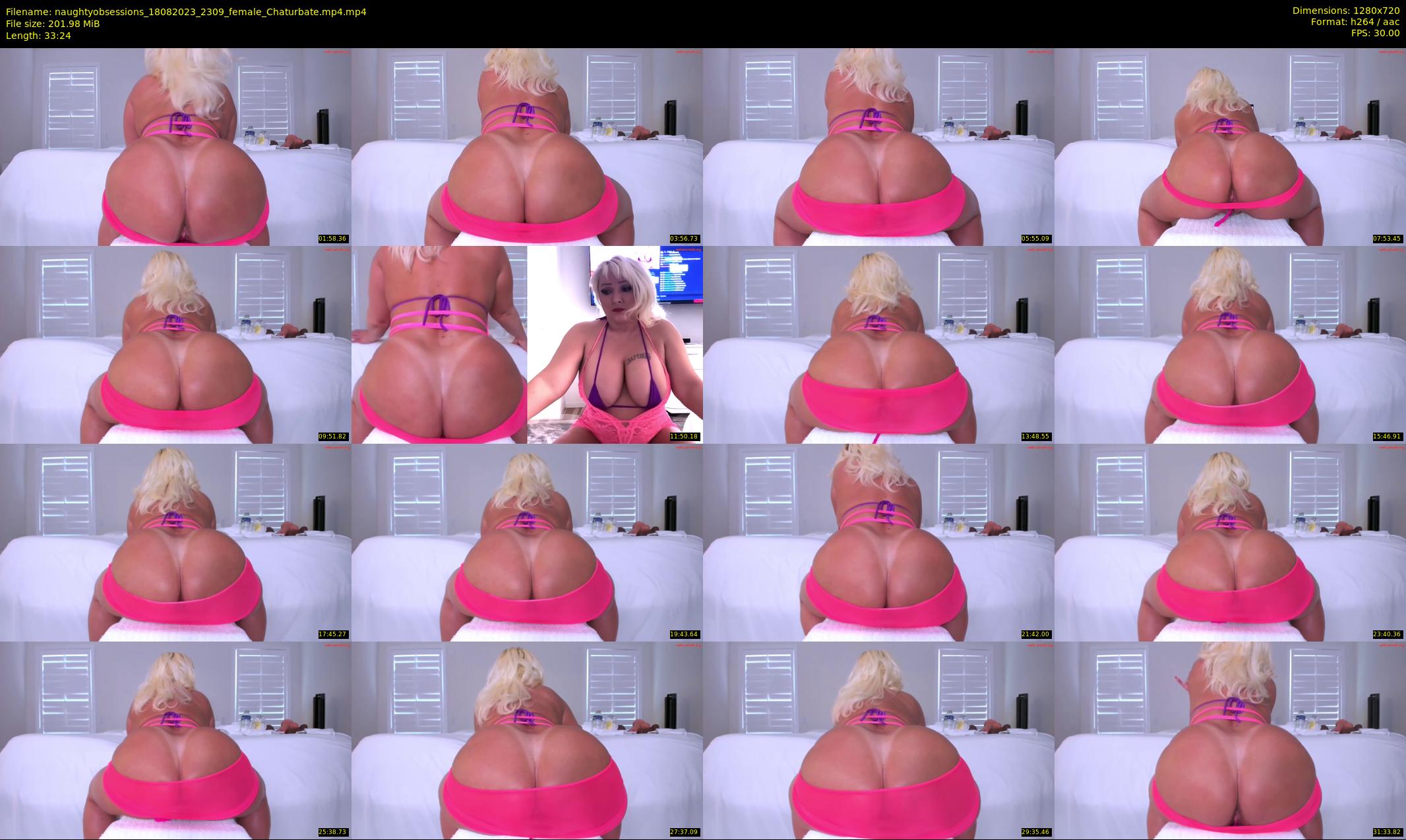 naughtyobsessions — 34 minute Chaturbate female cam show recording, 720p, Aug 18, 2023
