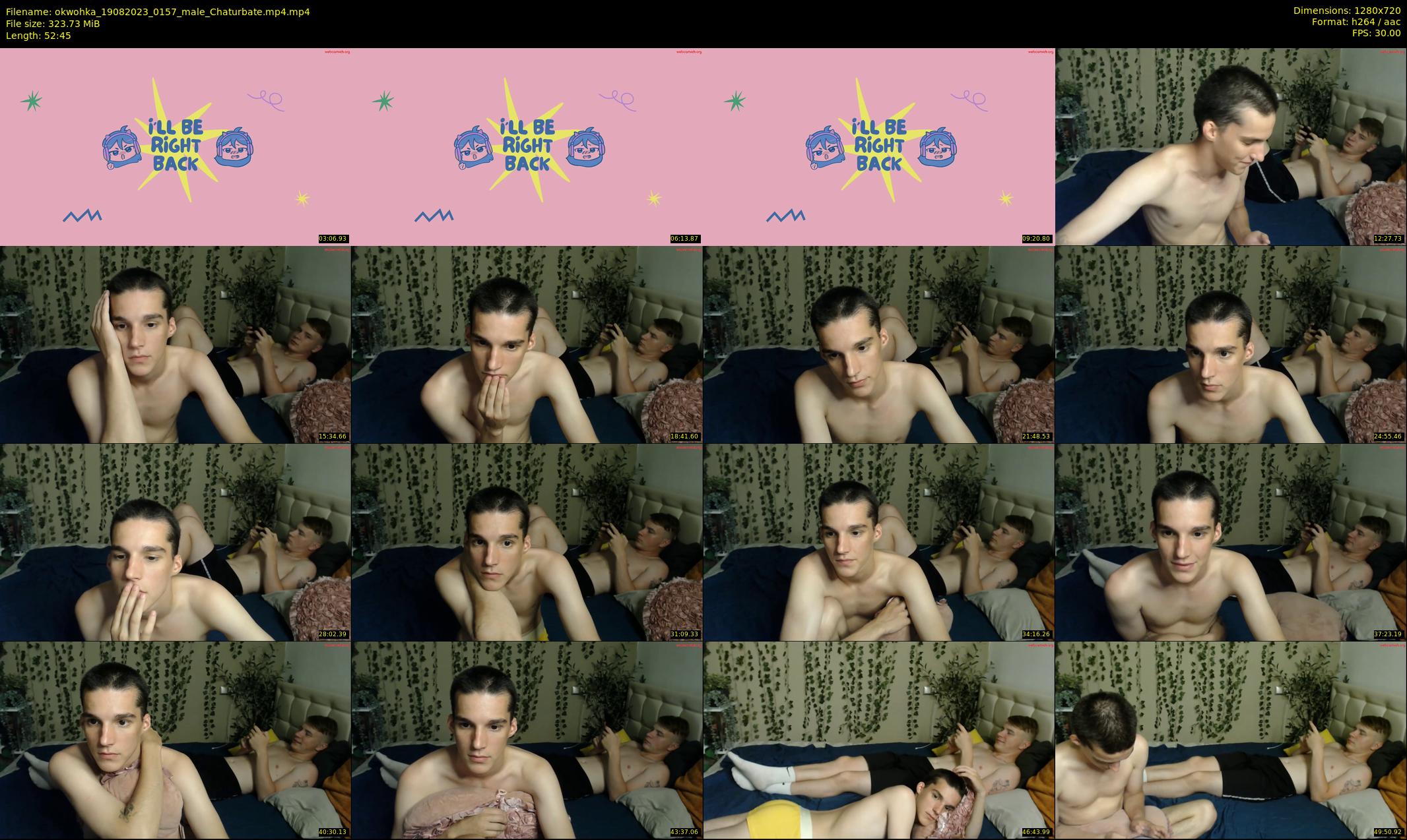 okwohka — 53 minute Chaturbate couple cam show recording, 720p, Aug 19, 2023