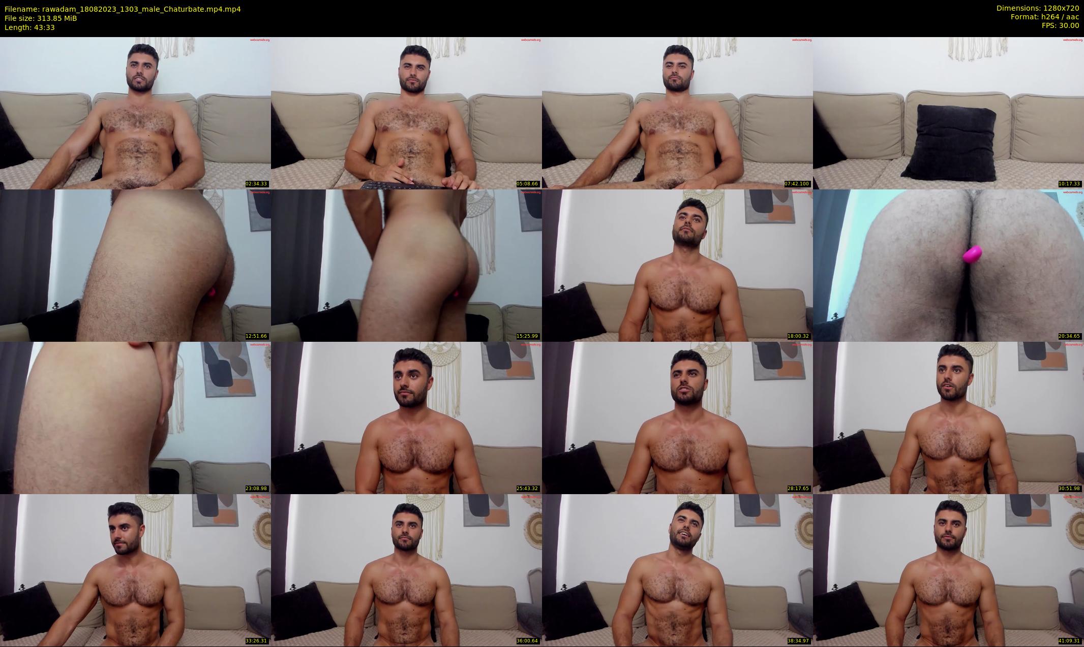 rawadam — 44 minute Chaturbate male cam show recording, 720p, Aug 18, 2023