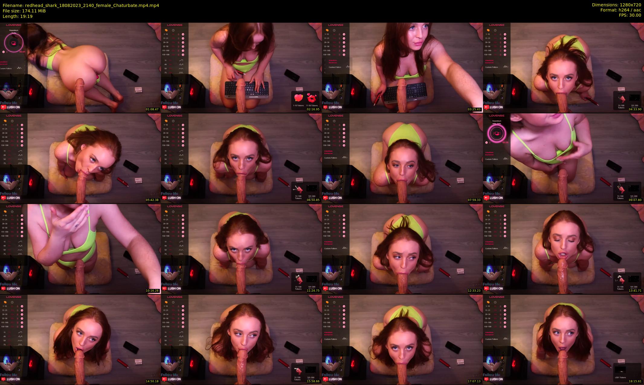 redhead_shark — 20 minute Chaturbate female cam show recording, 720p, Aug 18, 2023