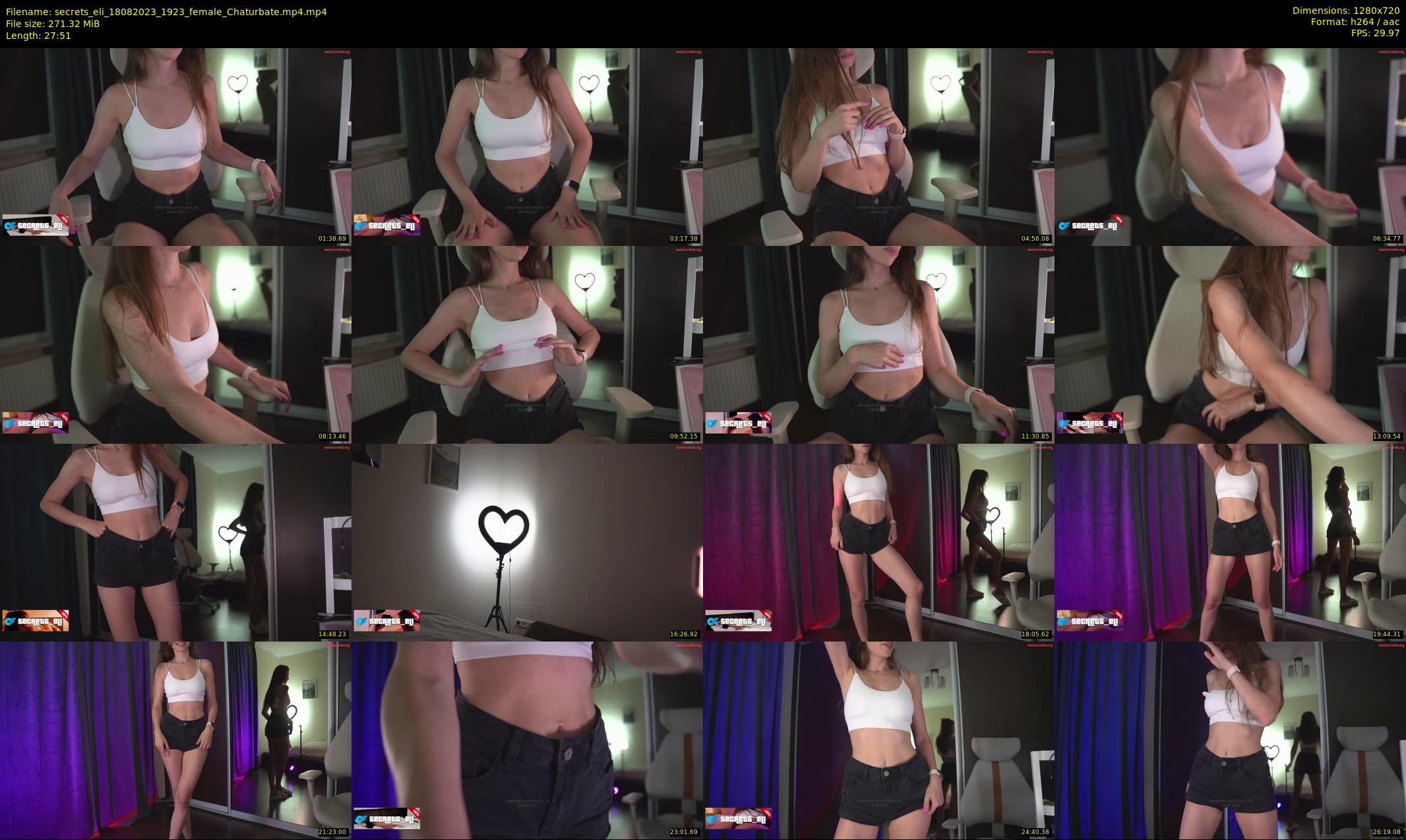 secrets_eli — 28 minute Chaturbate female cam show recording, 720p, Aug 18, 2023