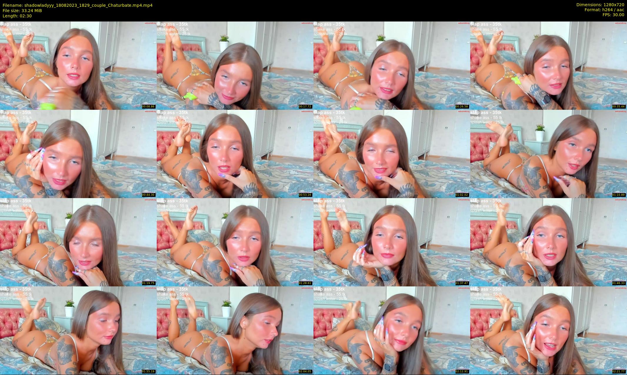 shadowladyyy — 3 minute Chaturbate couple cam show recording, 720p, Aug 18, 2023