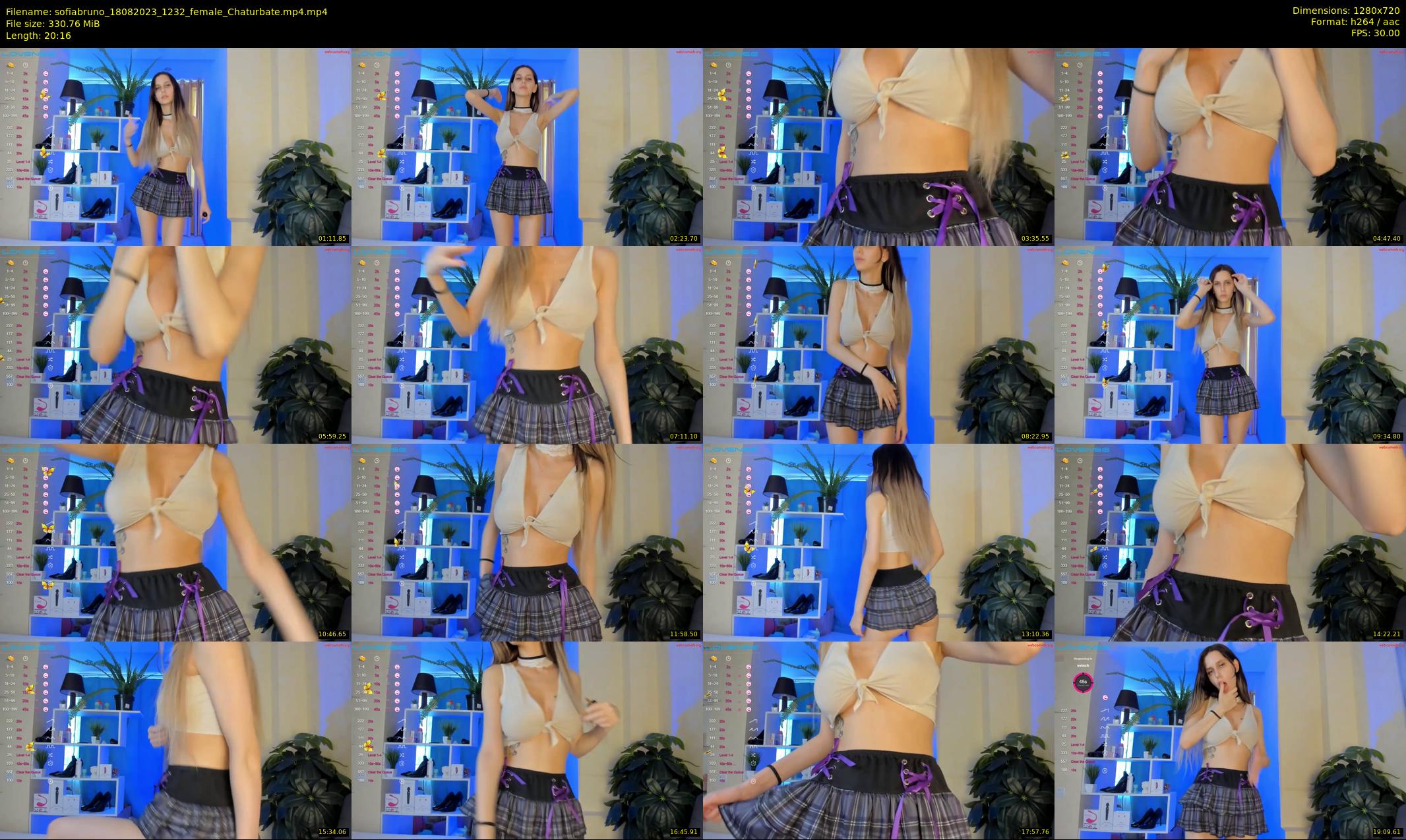 sofiabruno — 21 minute Chaturbate female cam show recording, 720p, Aug 18, 2023