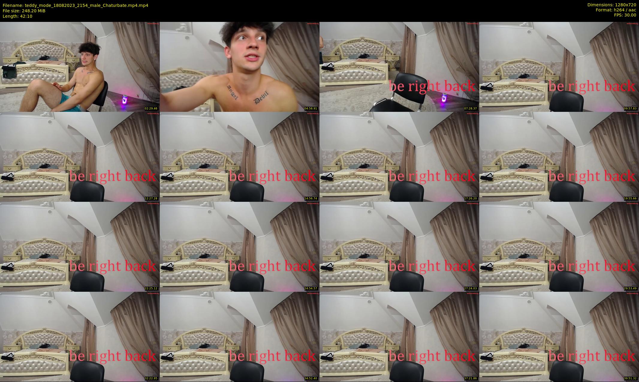 teddy_mode — 43 minute Chaturbate couple cam show recording, 720p, Aug 18, 2023