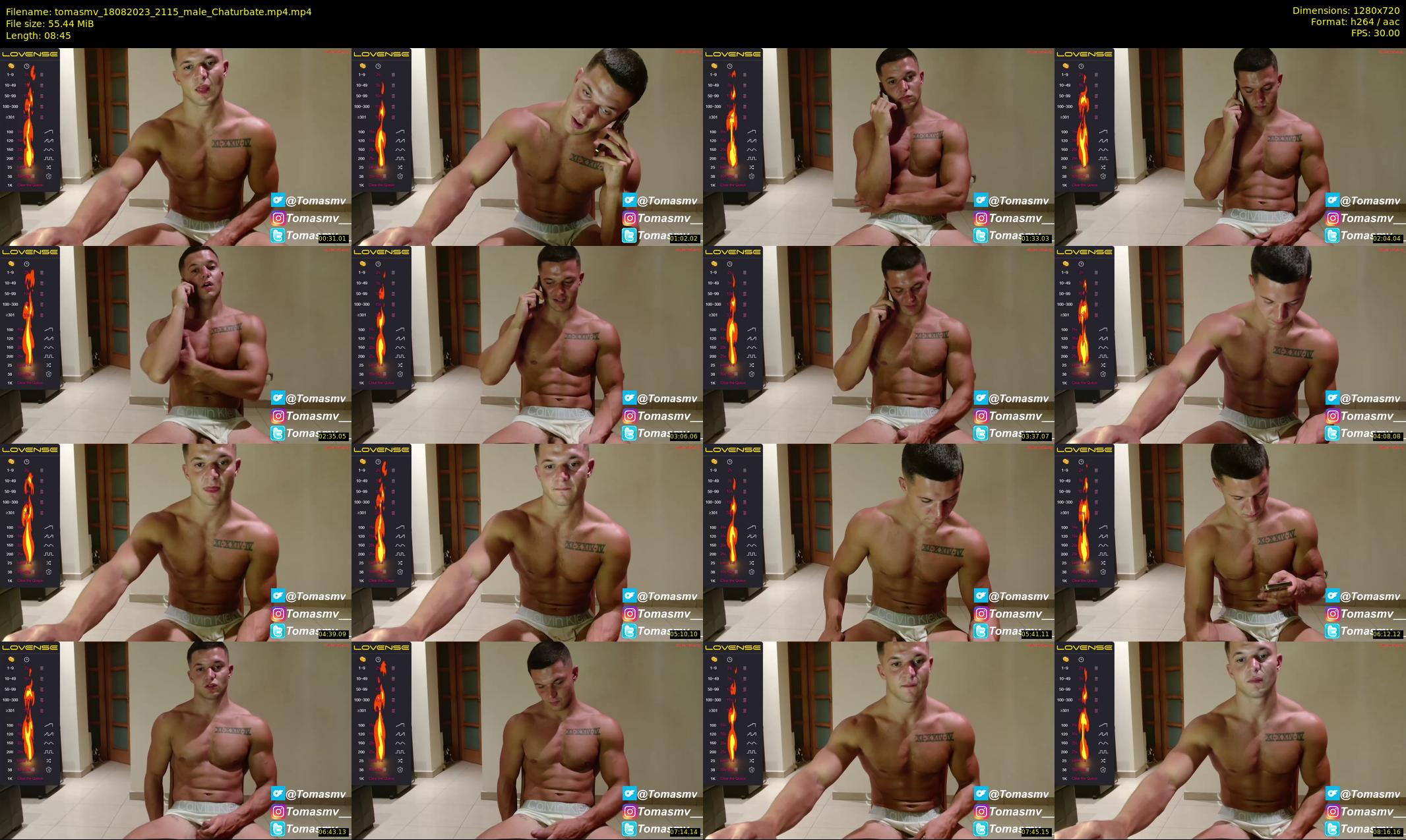 tomasmv — 9 minute Chaturbate male cam show recording, 720p, Aug 18, 2023