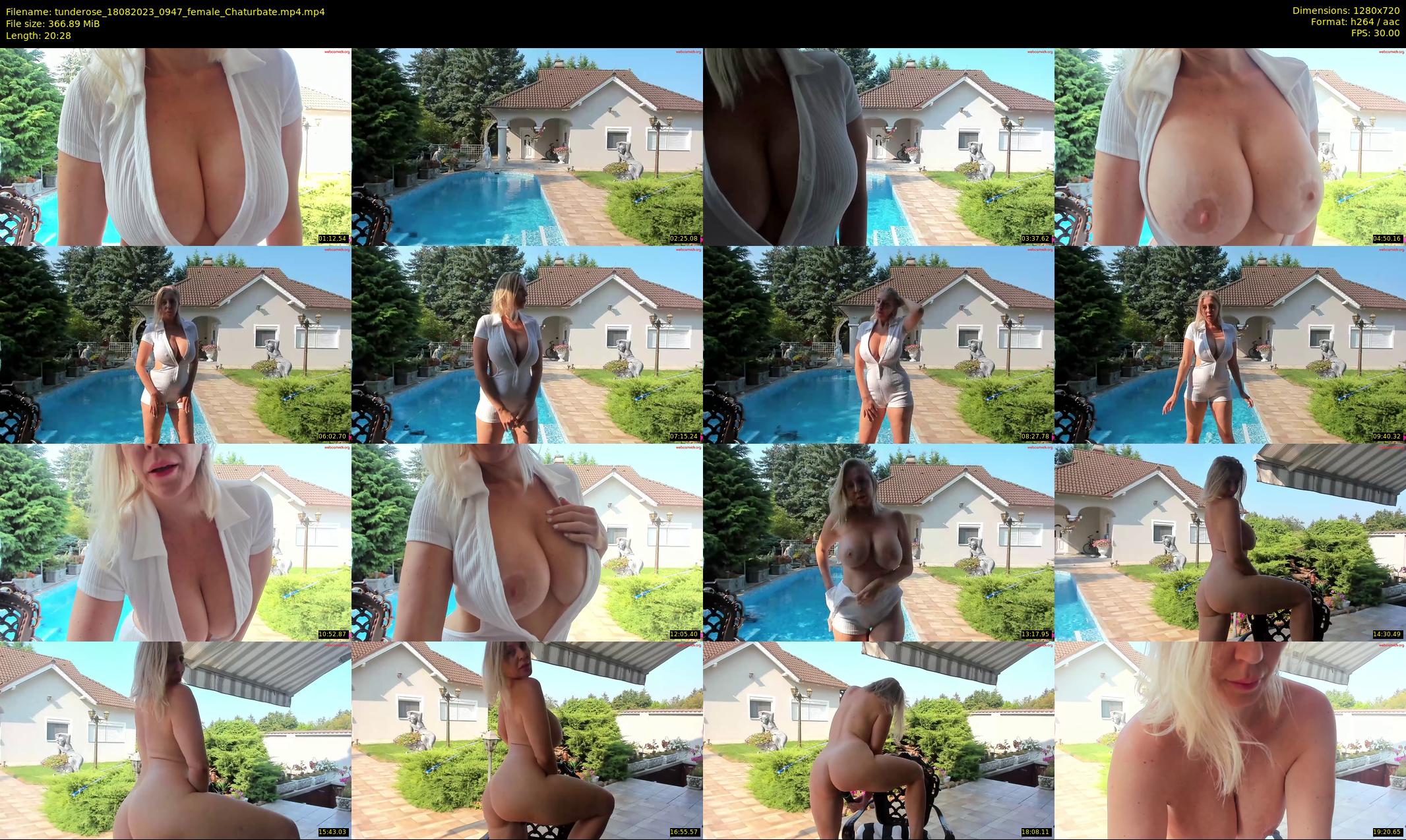 tunderose — 21 minute Chaturbate female cam show recording, 720p, Aug 18, 2023