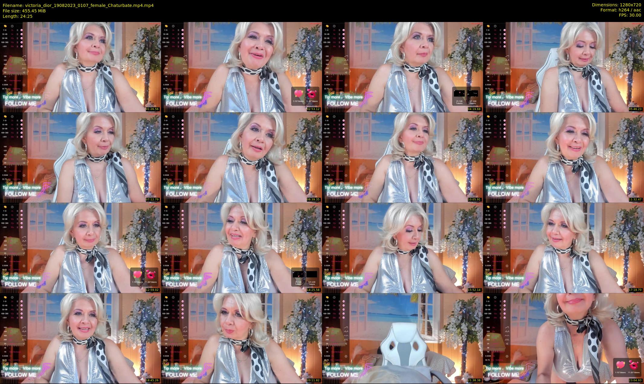 victoria_dior — 25 minute Chaturbate female cam show recording, 720p, Aug 19, 2023
