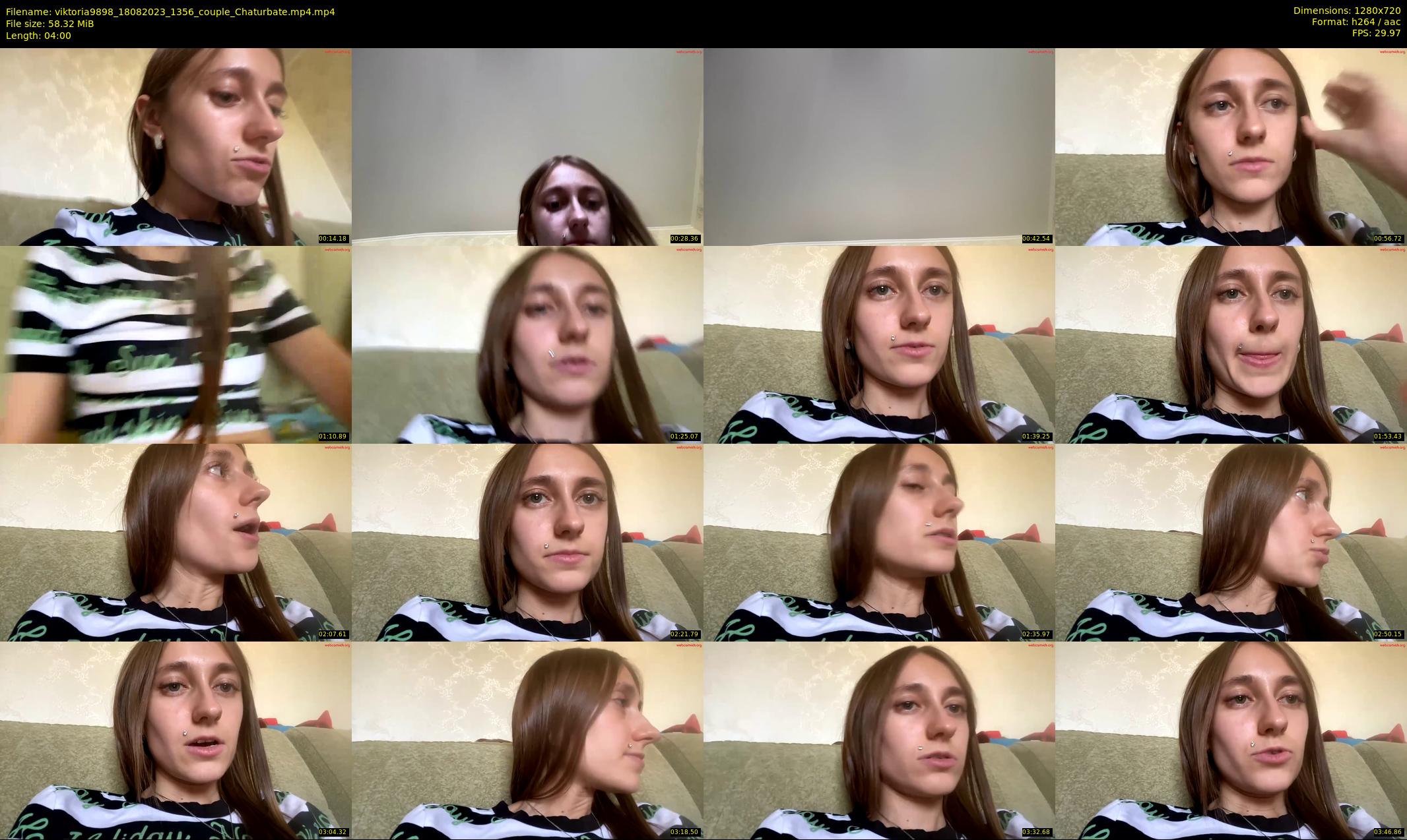 viktoria9898 — 4 minute Chaturbate couple cam show recording, 720p, Aug 18, 2023