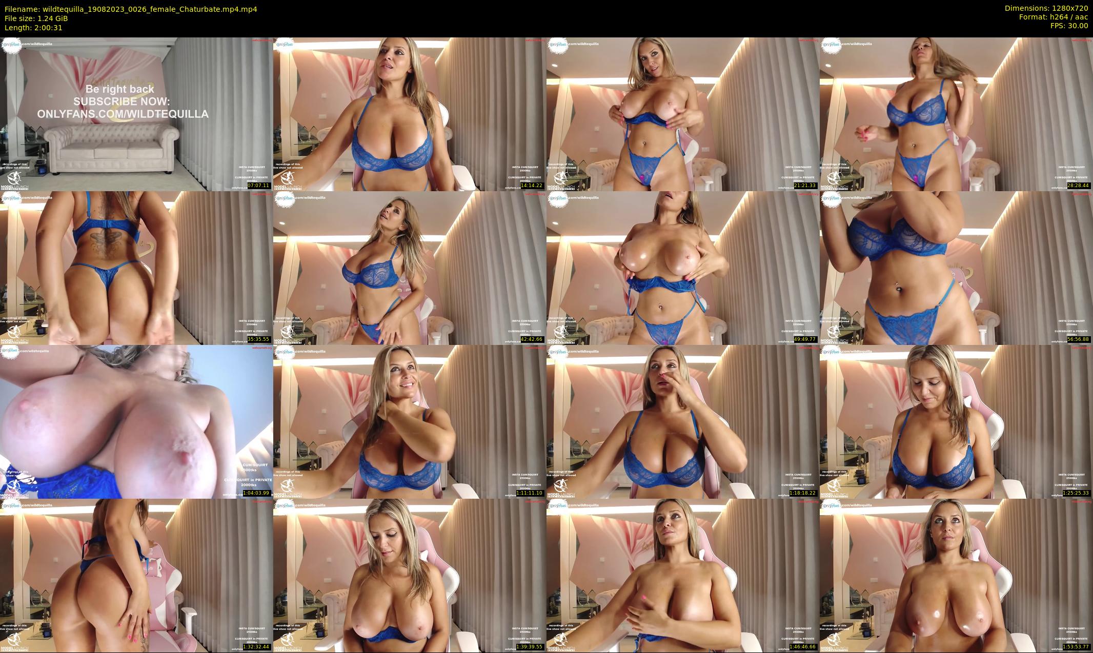 wildtequilla — 121 minute Chaturbate couple cam show recording, 720p, Aug 19, 2023