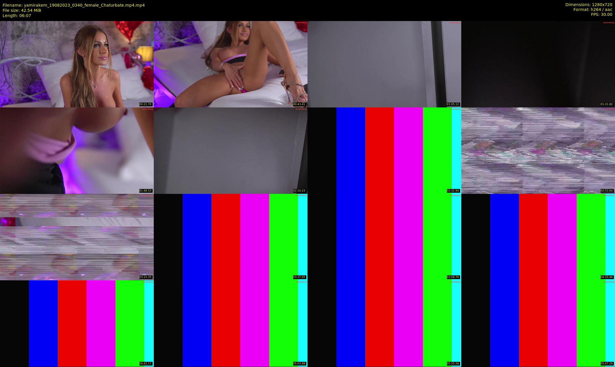 yamirakem — 7 minute Chaturbate female cam show recording, 720p, Aug 19, 2023