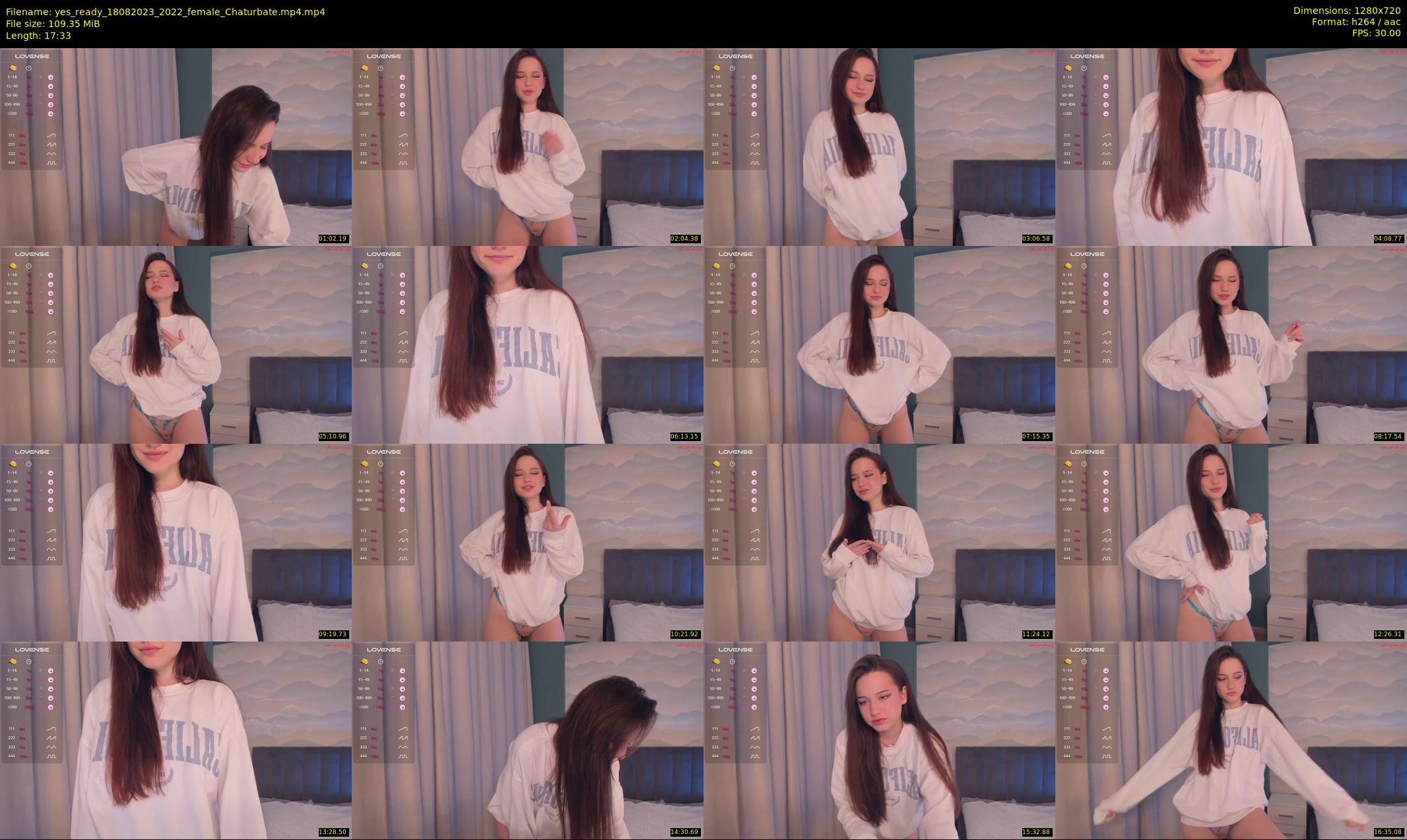 yes_ready — 18 minute Chaturbate female cam show recording, 720p, Aug 18, 2023