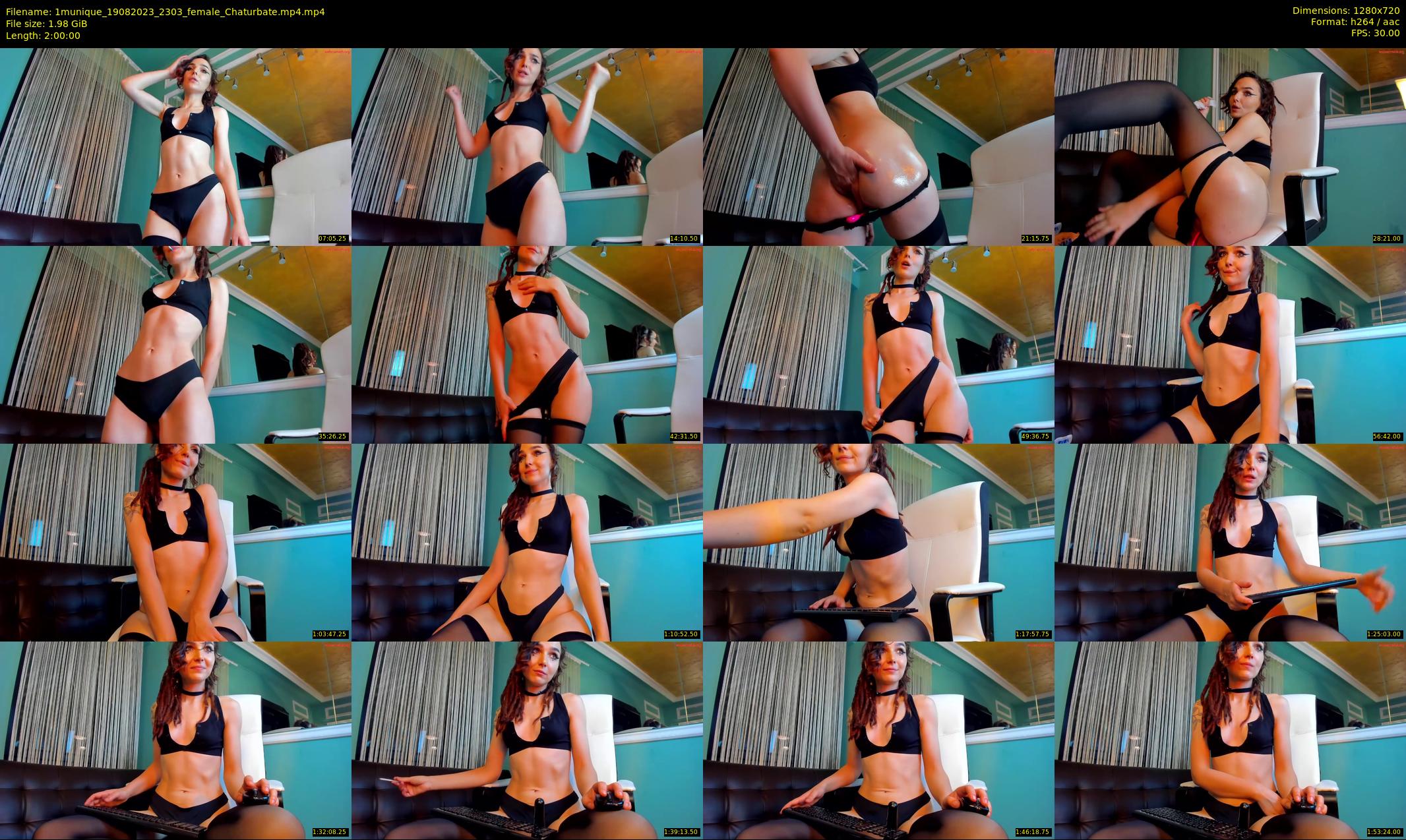 1munique — 120 minute Chaturbate female cam show recording, 720p, Aug 19, 2023