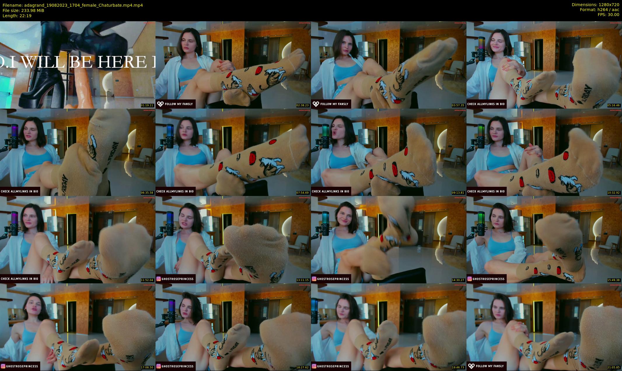 adagrand — 23 minute Chaturbate female cam show recording, 720p, Aug 19, 2023