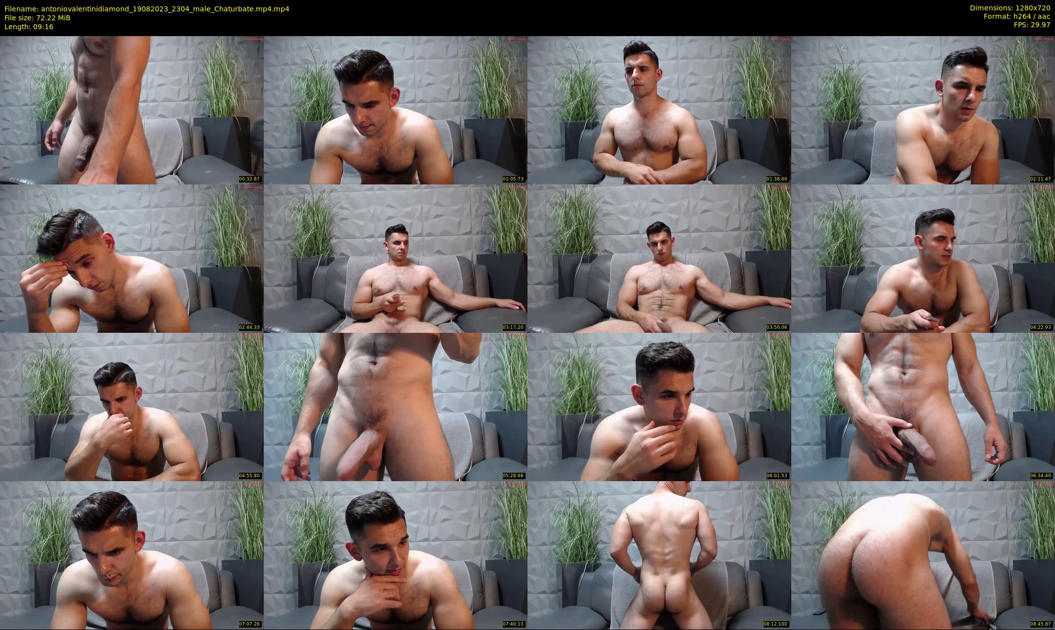 antoniovalentinidiamond — 10 minute Chaturbate male cam show recording, 720p, Aug 19, 2023
