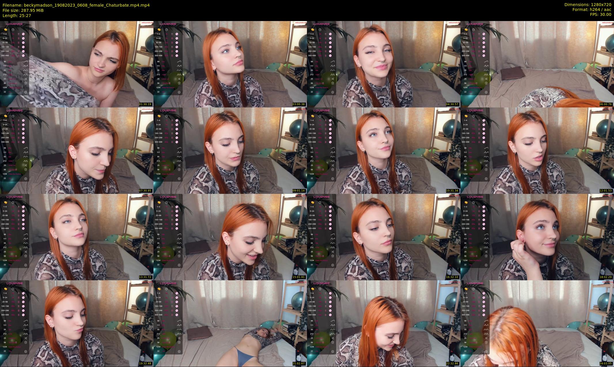 beckymadson — 26 minute Chaturbate female cam show recording, 720p, Aug 19, 2023