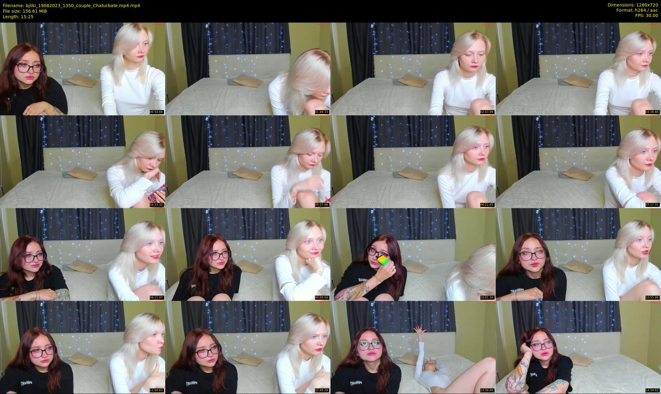 bjliki — 16 minute Chaturbate couple cam show recording, 720p, Aug 19, 2023