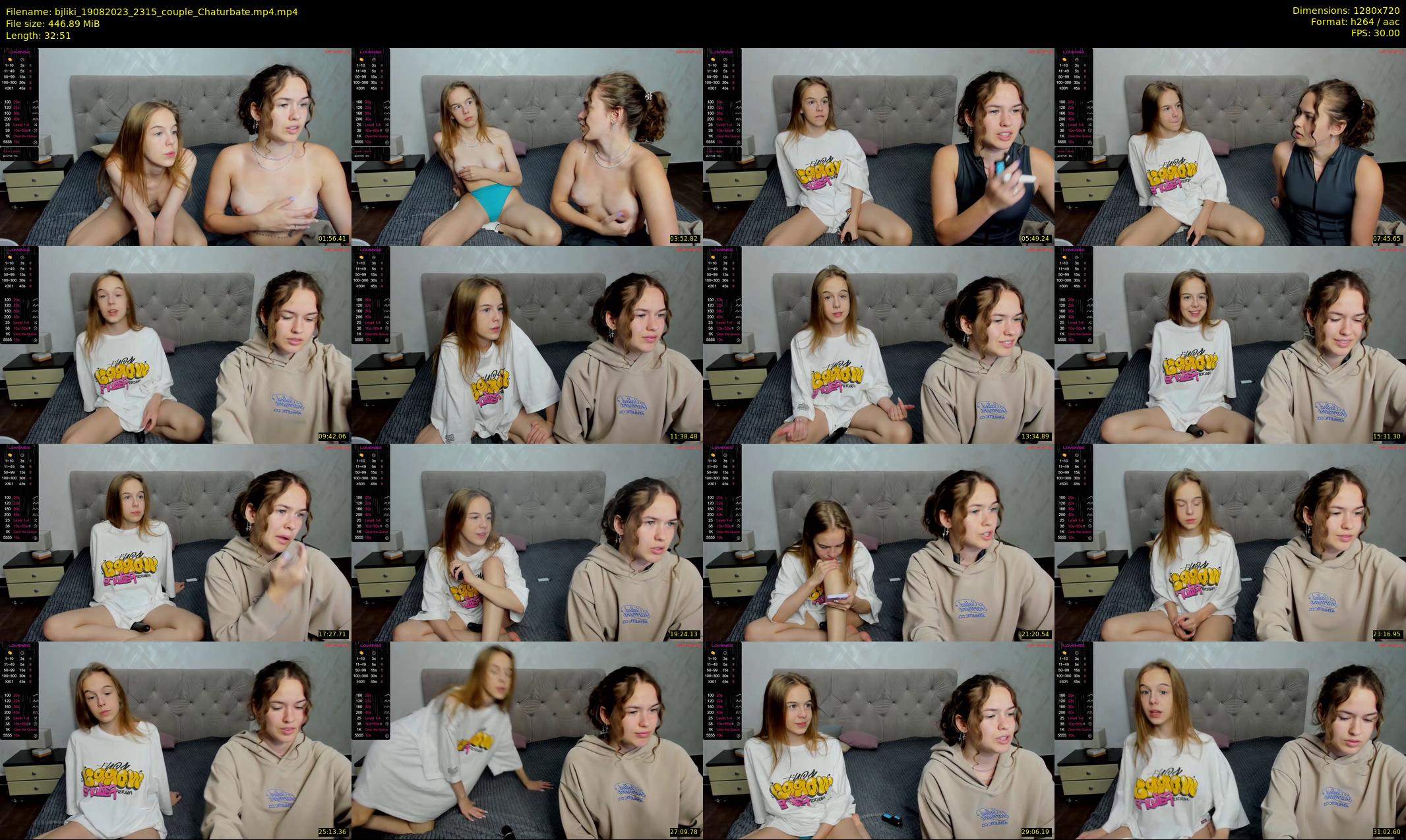 bjliki — 33 minute Chaturbate couple cam show recording, 720p, Aug 19, 2023