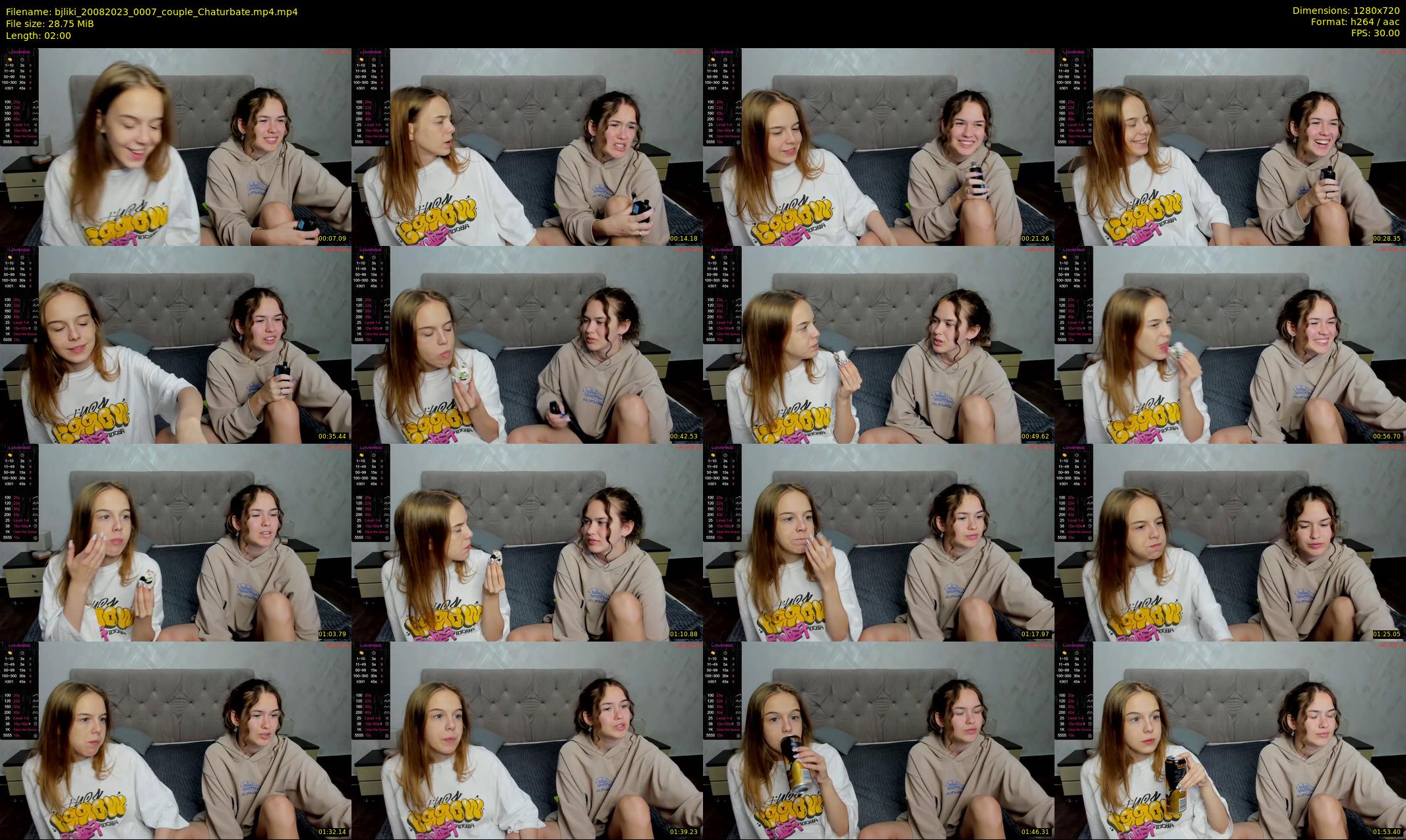 bjliki — 2 minute Chaturbate couple cam show recording, 720p, Aug 20, 2023