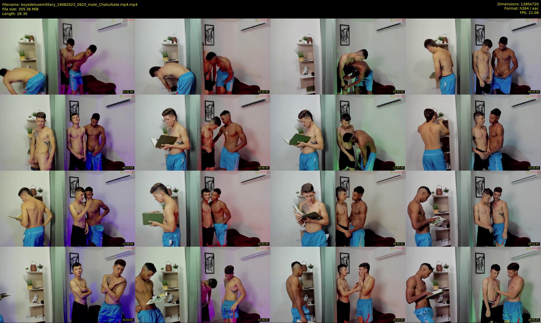 boysdeluxemilitary — 29 minute Chaturbate male cam show recording, 720p, Aug 19, 2023