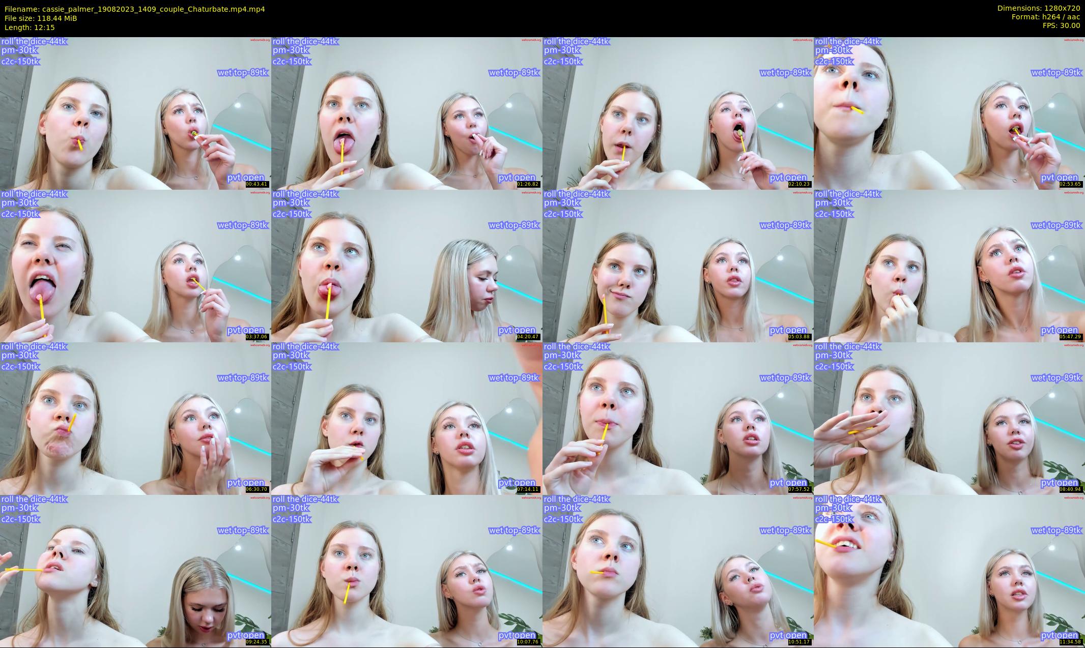 cassie_palmer — 13 minute Chaturbate female cam show recording, 720p, Aug 19, 2023
