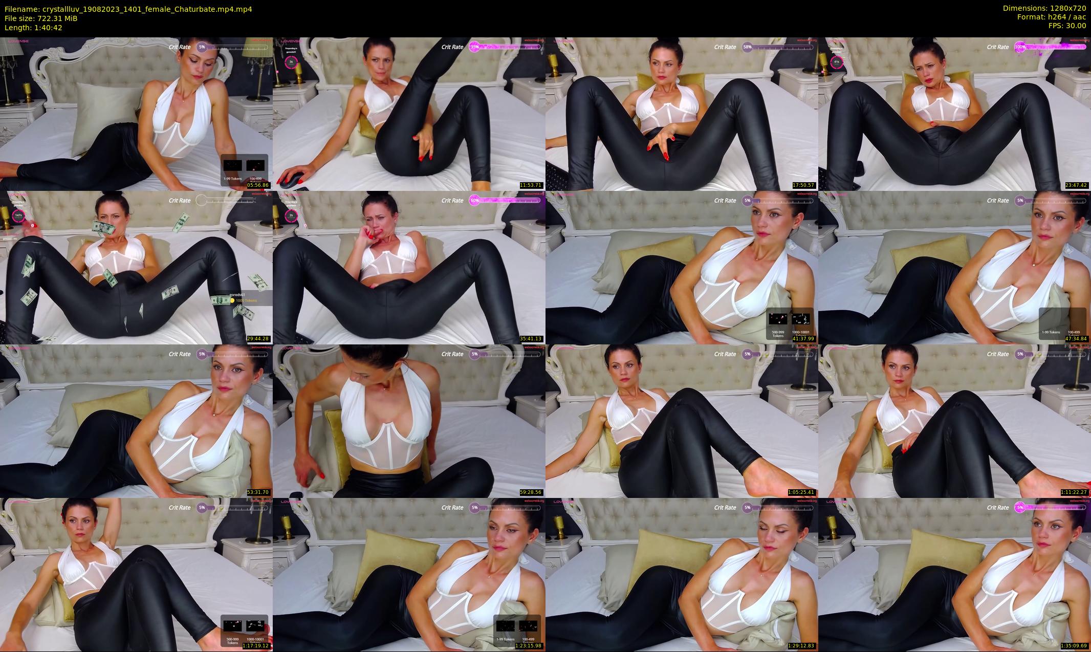 crystallluv — 101 minute Chaturbate female cam show recording, 720p, Aug 19, 2023